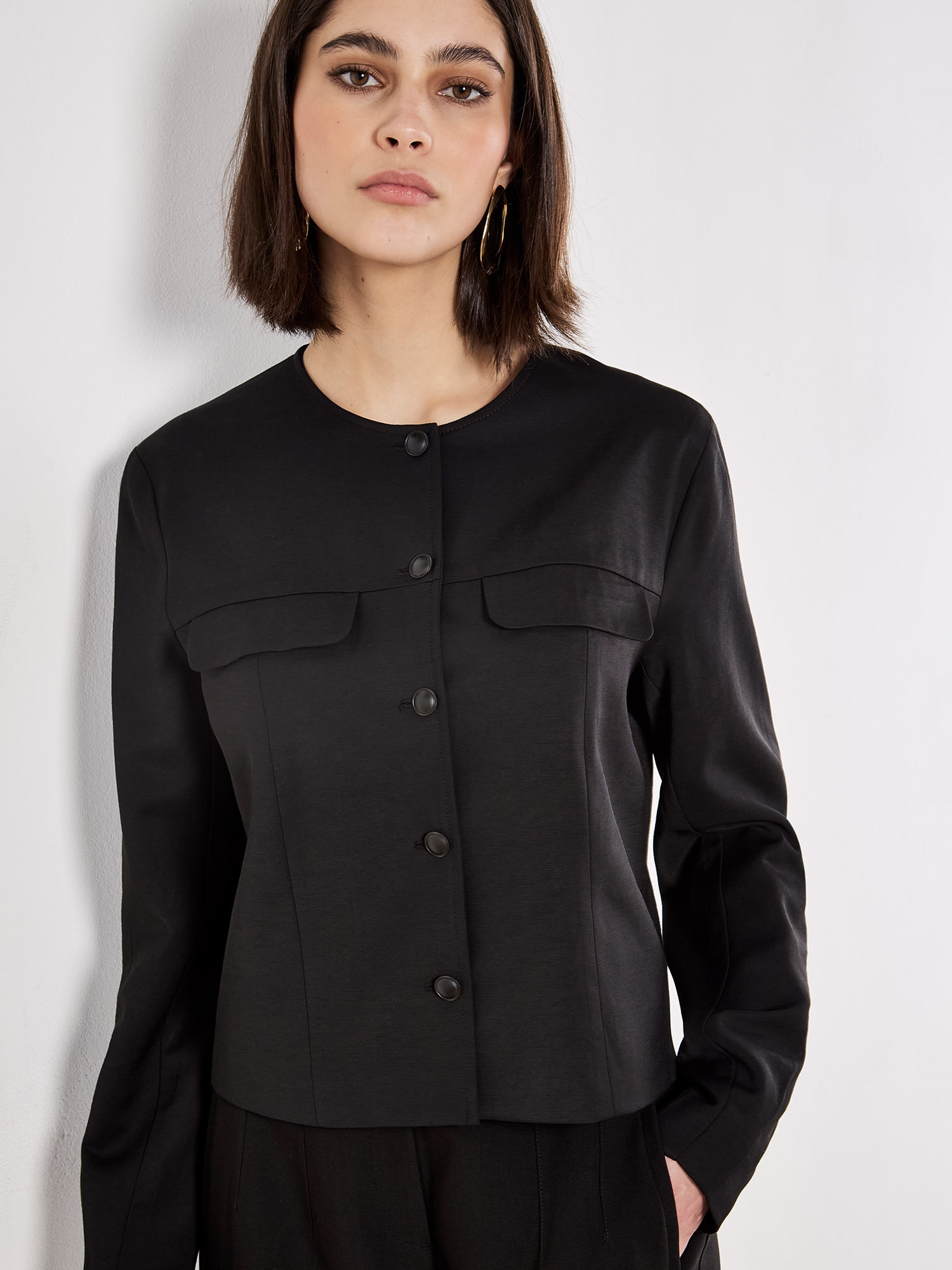 Apricot Kurzblazer "Kurzjacke" mit Knopfleiste