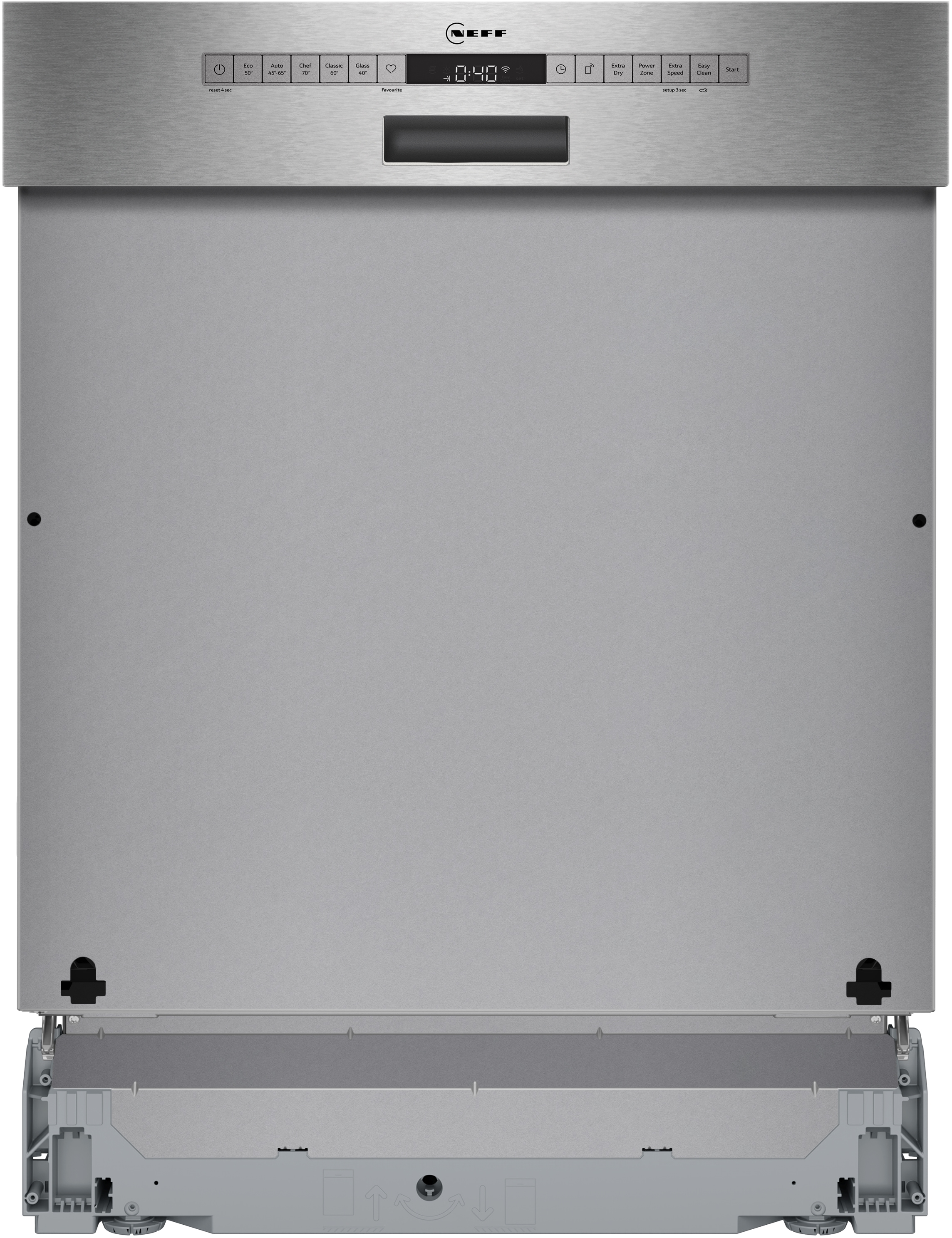 NEFF teilintegrierbarer Geschirrspüler N 50 »S145HCS03E« 14 tlg. Maßgedecke