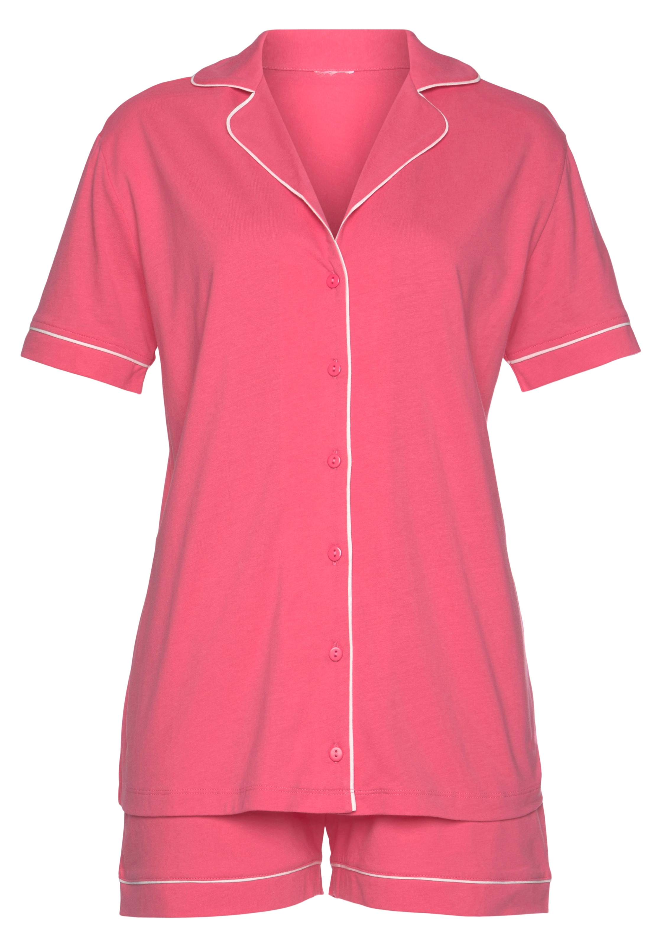 Vivance Dreams Shorty 1 Stück, 2 Stk. tlg., mit Kontrastpaspel-Details günstig online kaufen