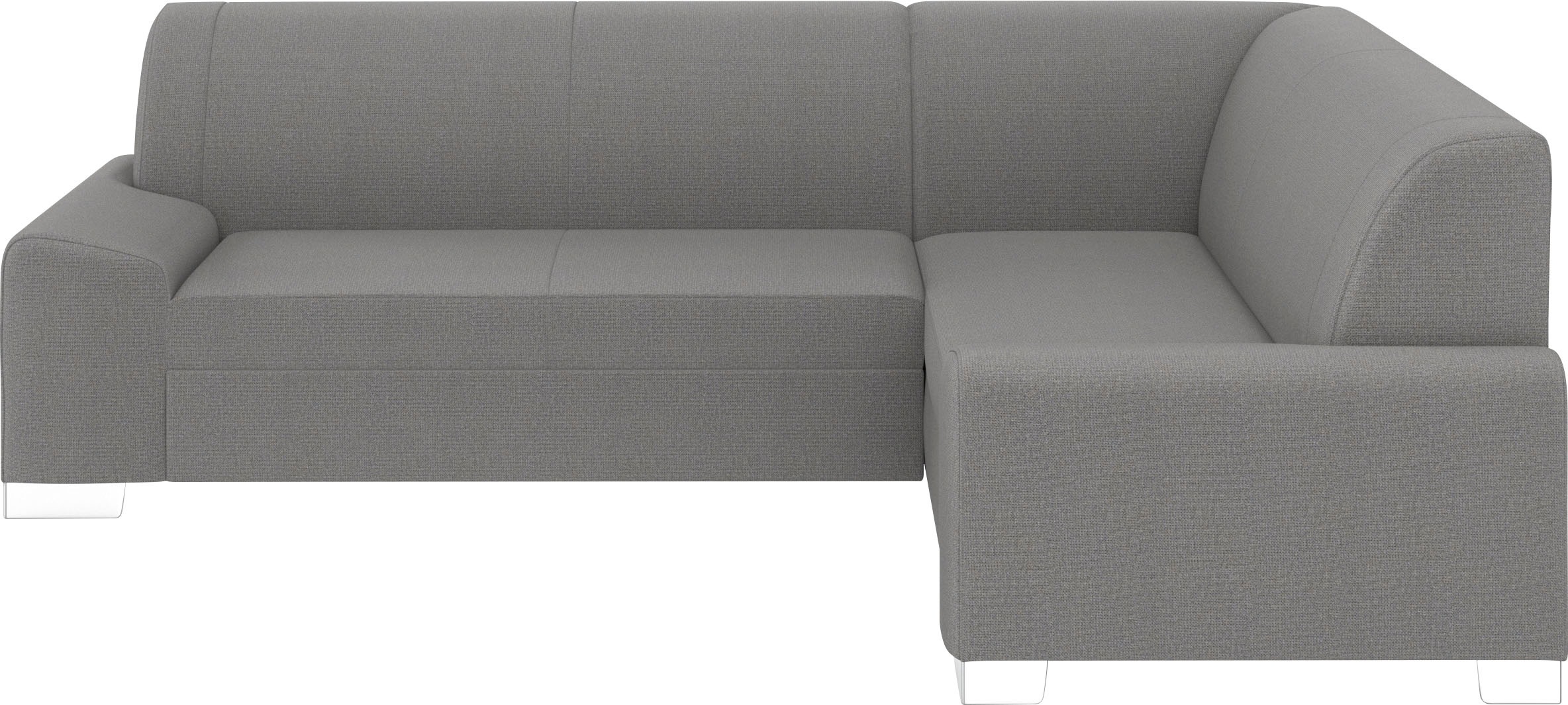 DOMO collection Ecksofa "Anzio in kubischer Formensprache, flache Armlehnen günstig online kaufen