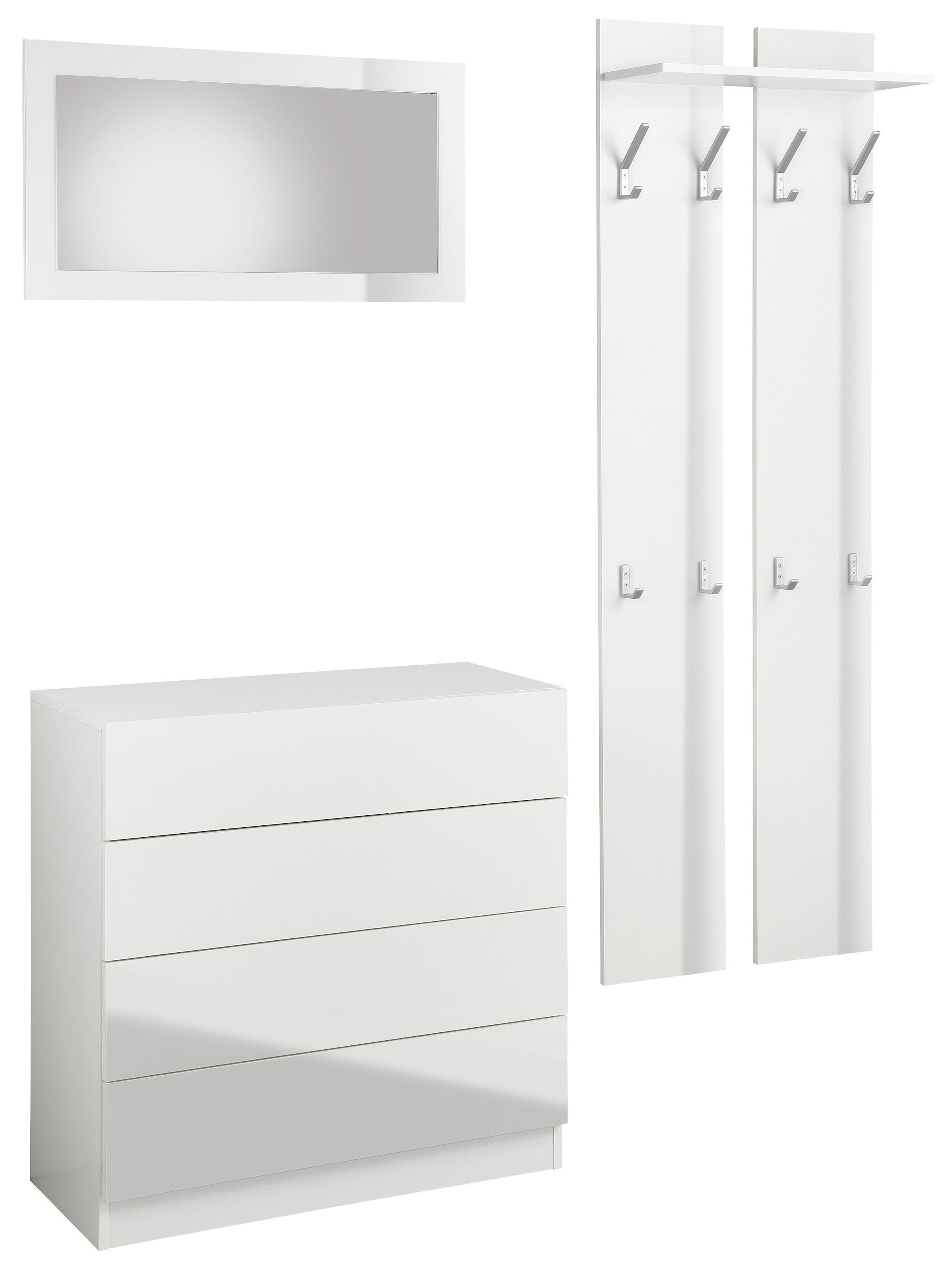 borchardt Möbel Garderoben-Set "Vaasa 3" Set, 3 Stk. tlg.