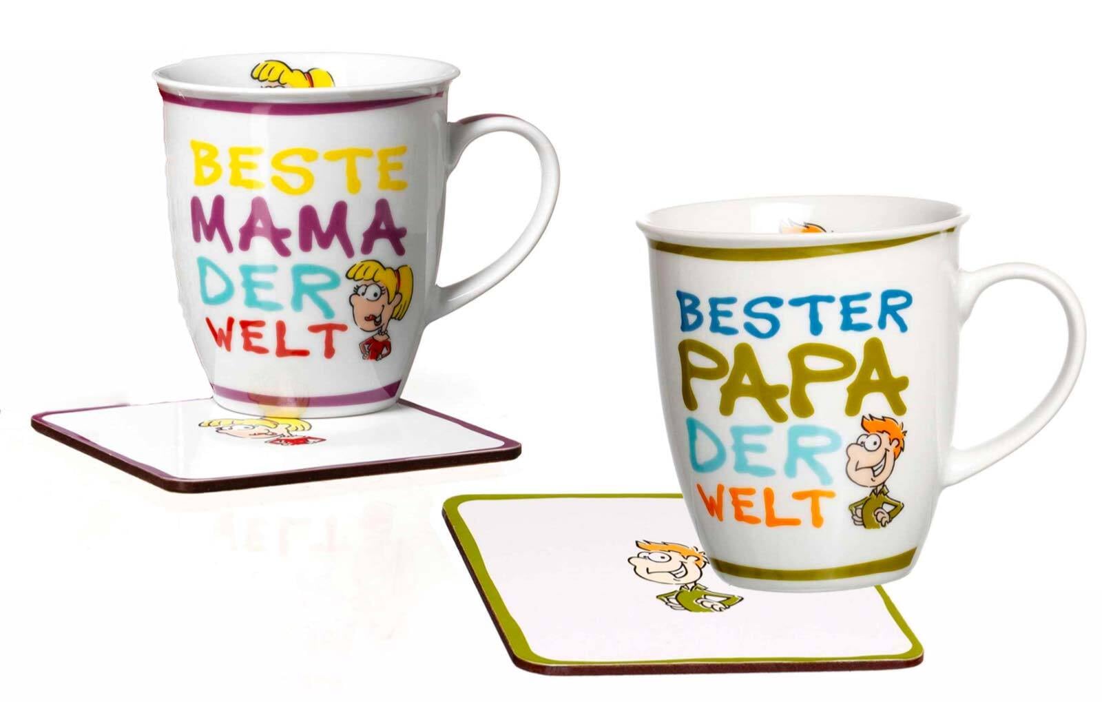 Ritzenhoff & Breker Becher »Kaffeebecher Geschenkset 320 ml 2er Set bunt«