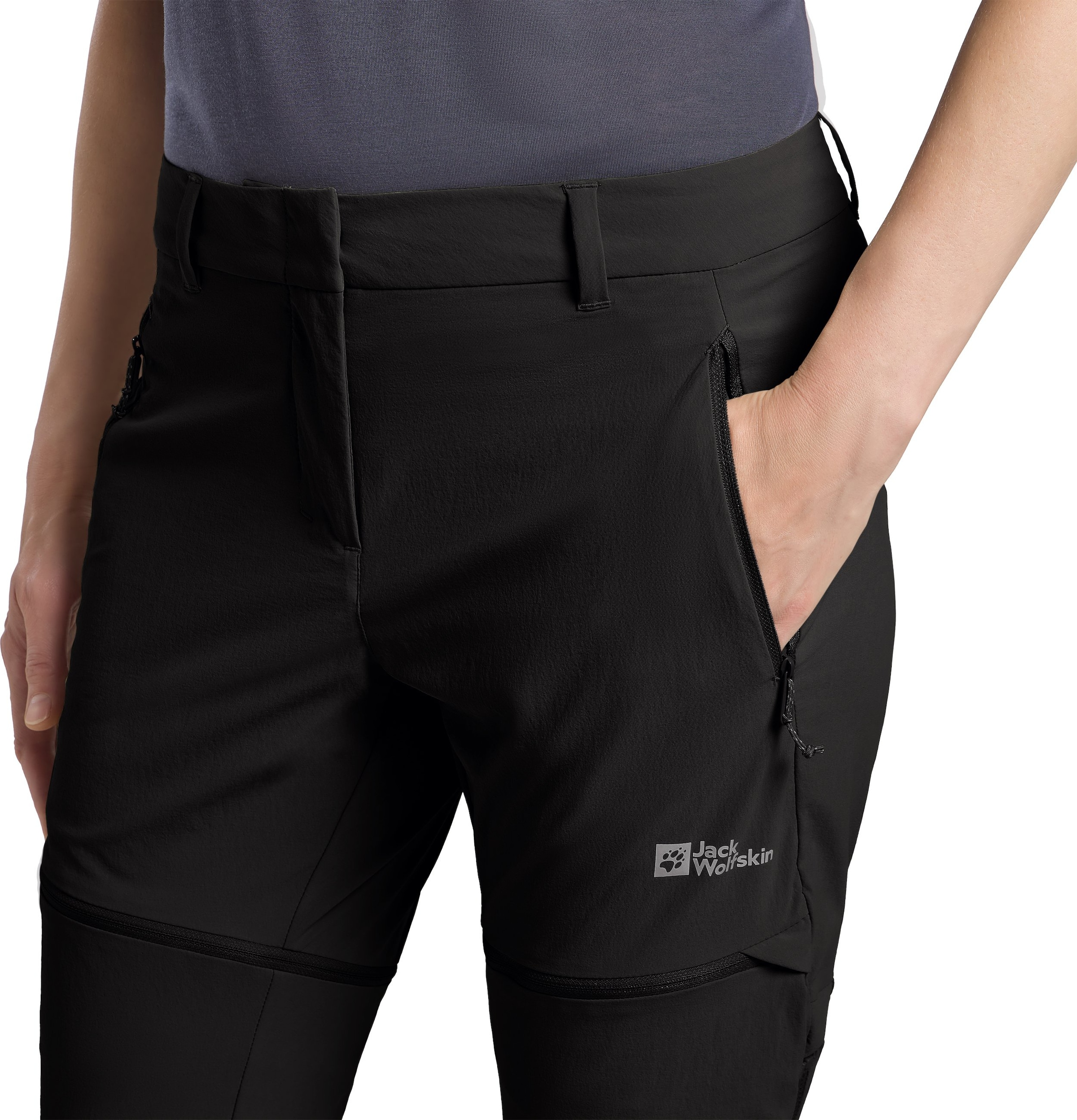 Jack Wolfskin Zip-away-Hose »HIKEOUT ZIP AWAY PANTS W«