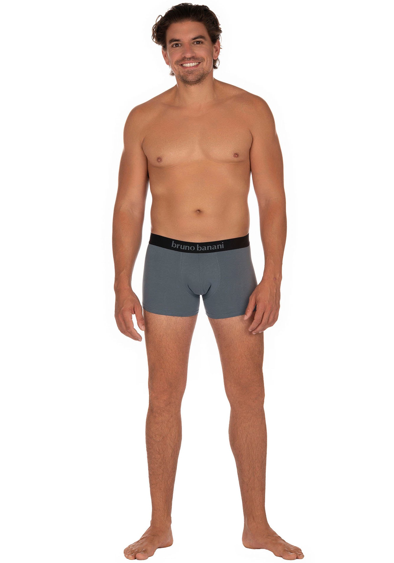 Bruno Banani Boxer, (2er Pack), mit kontrastreichem Logobund