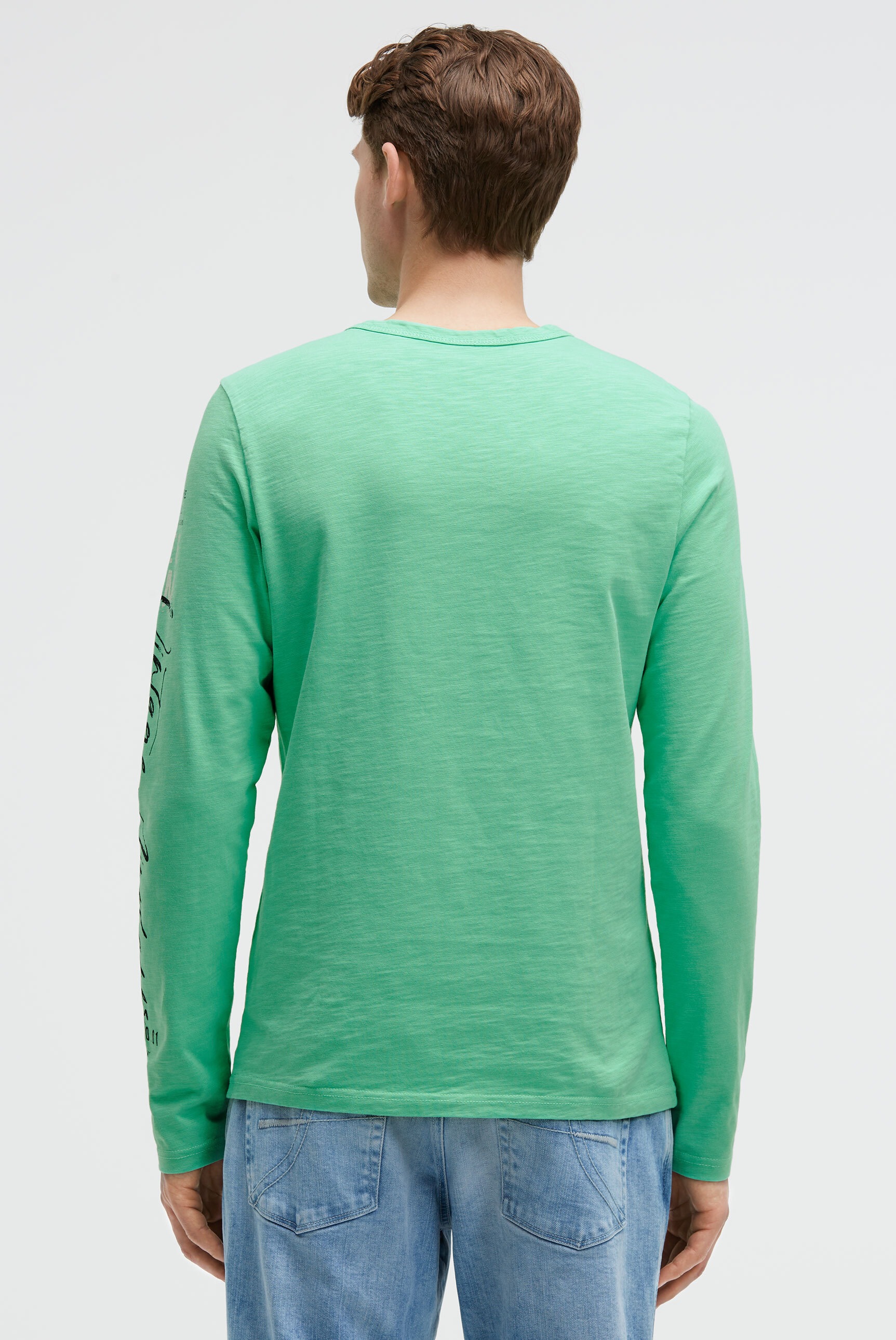 CAMP DAVID Langarmshirt aus Baumwolle