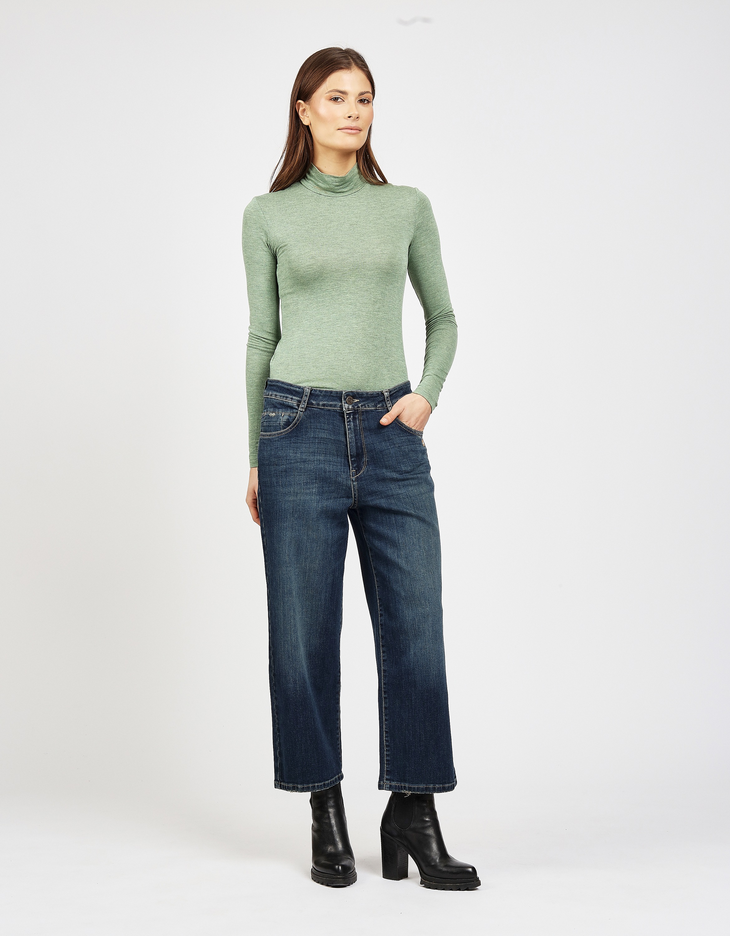 GANG Weite Jeans "GANG Jeans Wide Fit 94CAROL CULOTTE" günstig online kaufen