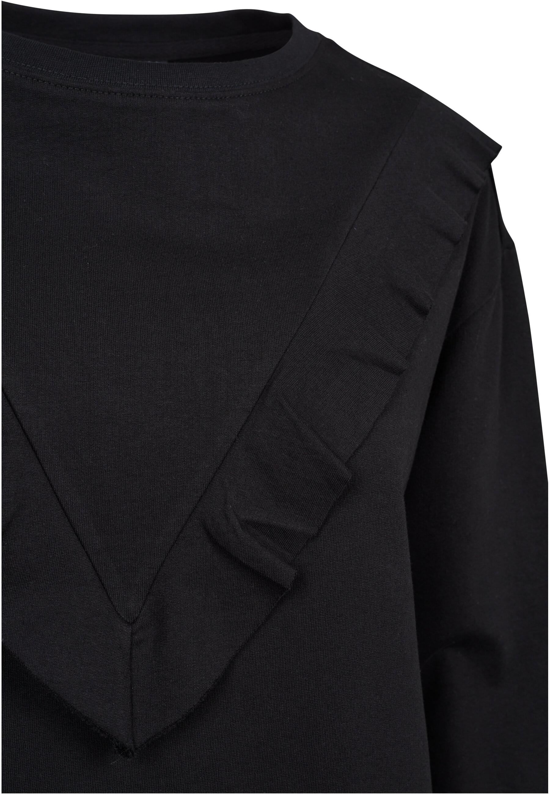 URBAN CLASSICS Sweatshirt »Urban Classics Damen Ladies Terry Volant Crew«, (1 tlg.)