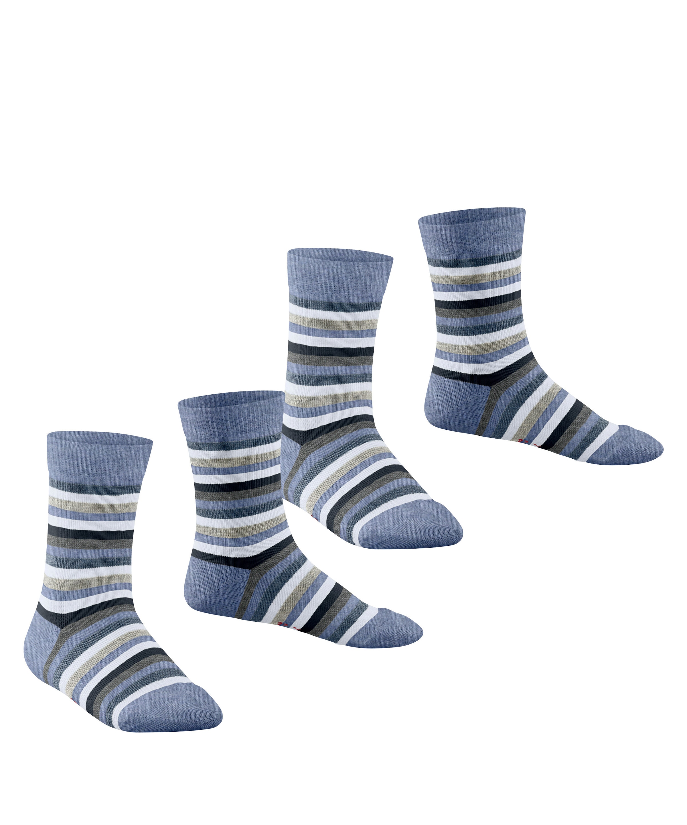 Esprit Socken »Playful Stripe« 2 Paar,  mit Streifen, Cotton-Mix, elastisches Bündchen