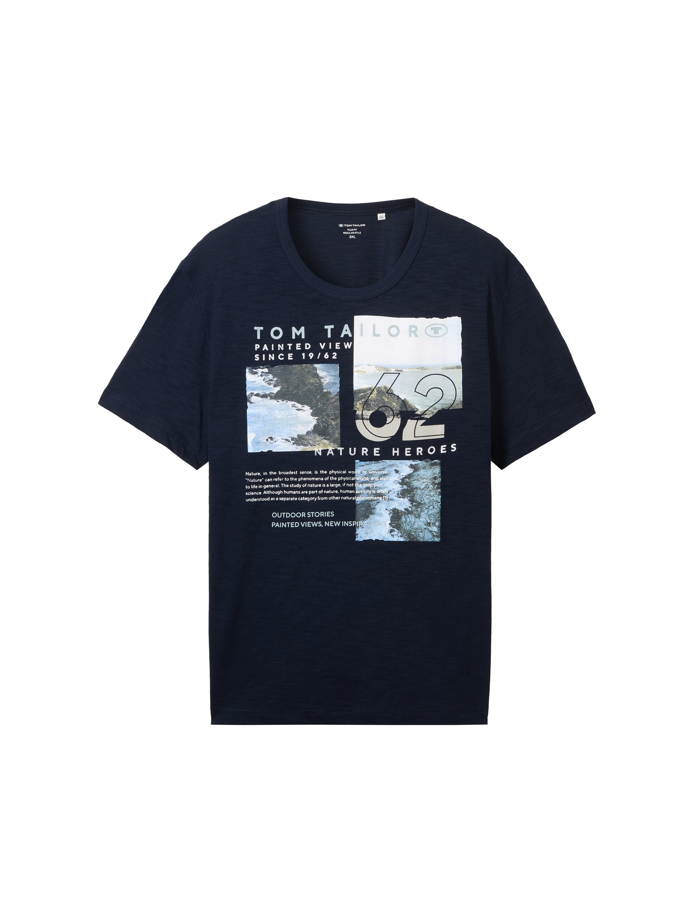 TOM TAILOR PLUS Print-Shirt, mit Rundhalsausschnitt
