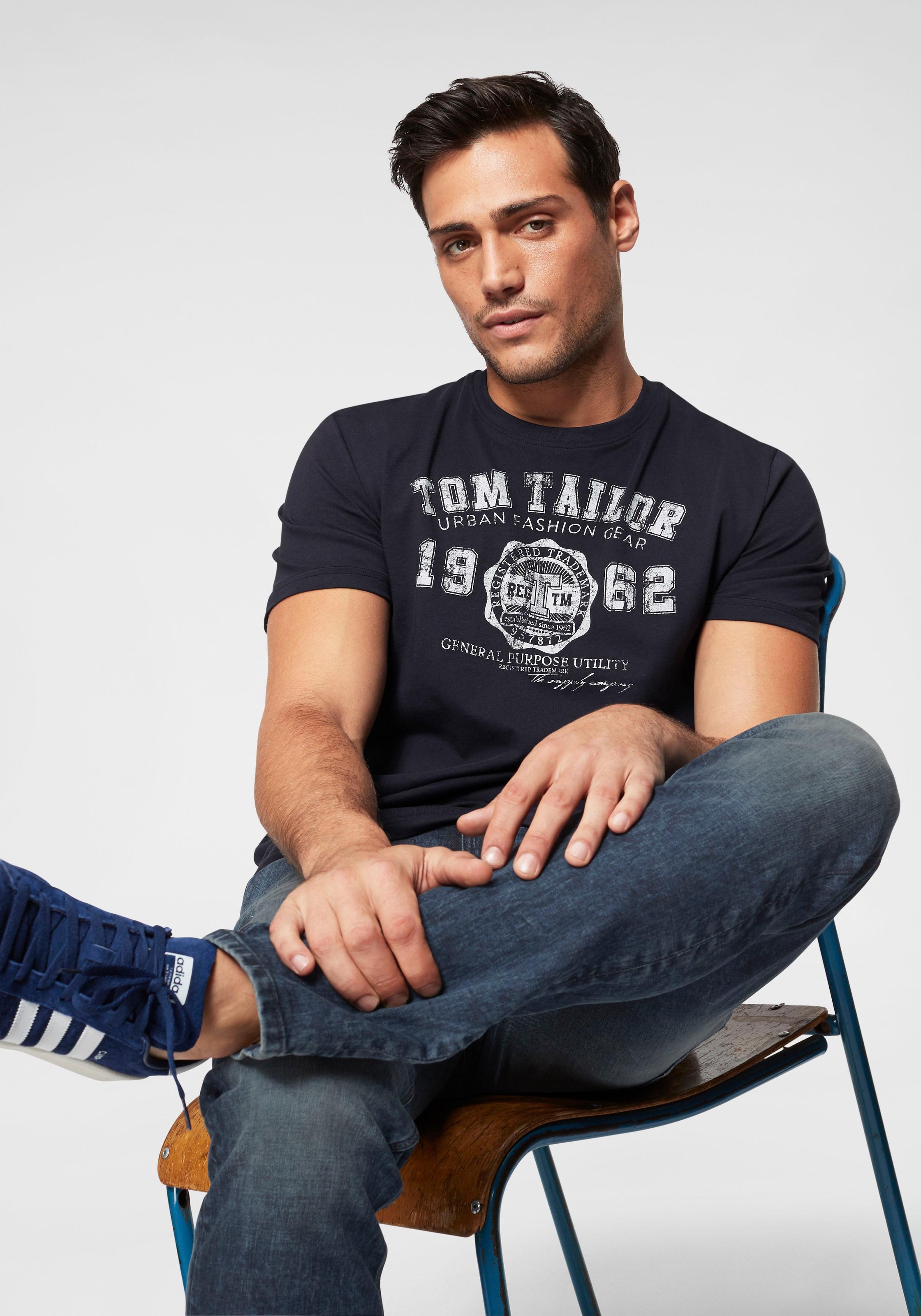 TOM TAILOR T-Shirt, mit Logofrontprint kaufen