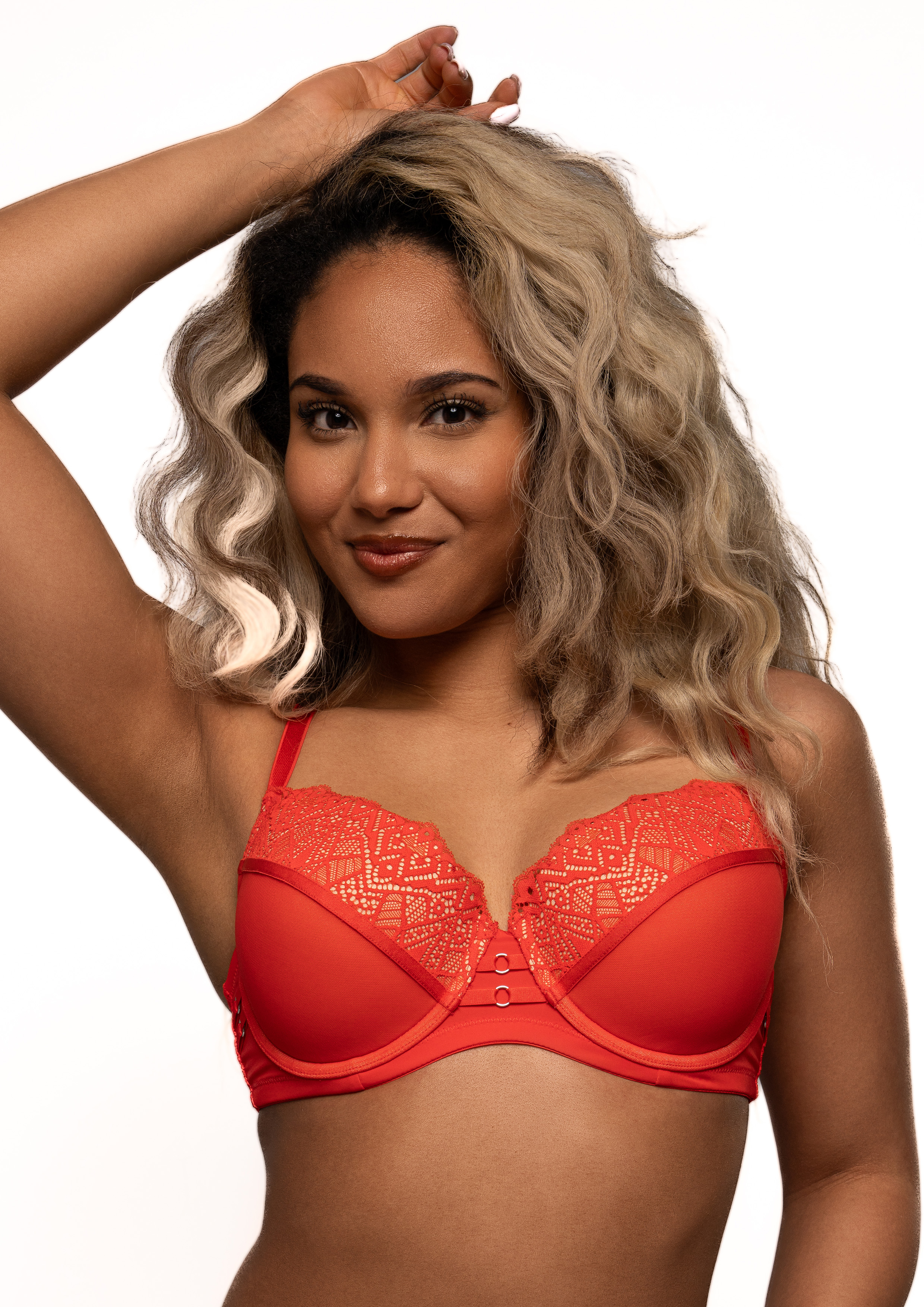 After Eden D-cup & Up Bügel-Bh "Tavienne" Verstellbare Träger, Mit Schale, Mit Bügel, Mit Spitze, Feminin