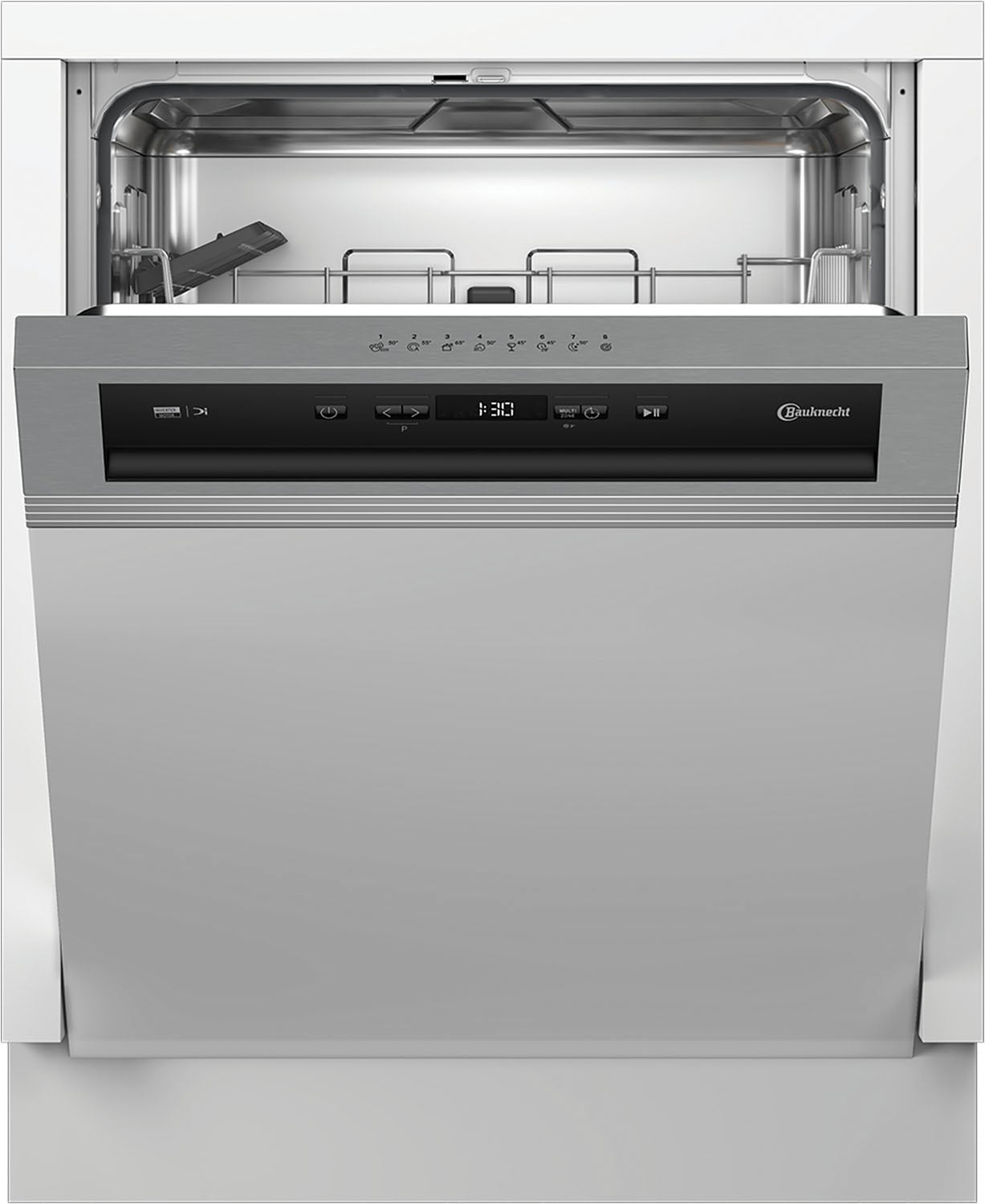 BAUKNECHT teilintegrierbarer Geschirrspüler »OBBC Ecostar2 5320« 8,9 l 14 tlg. Maßgedecke Glass Care – schonende Reinigung für empfindliche Gläser
