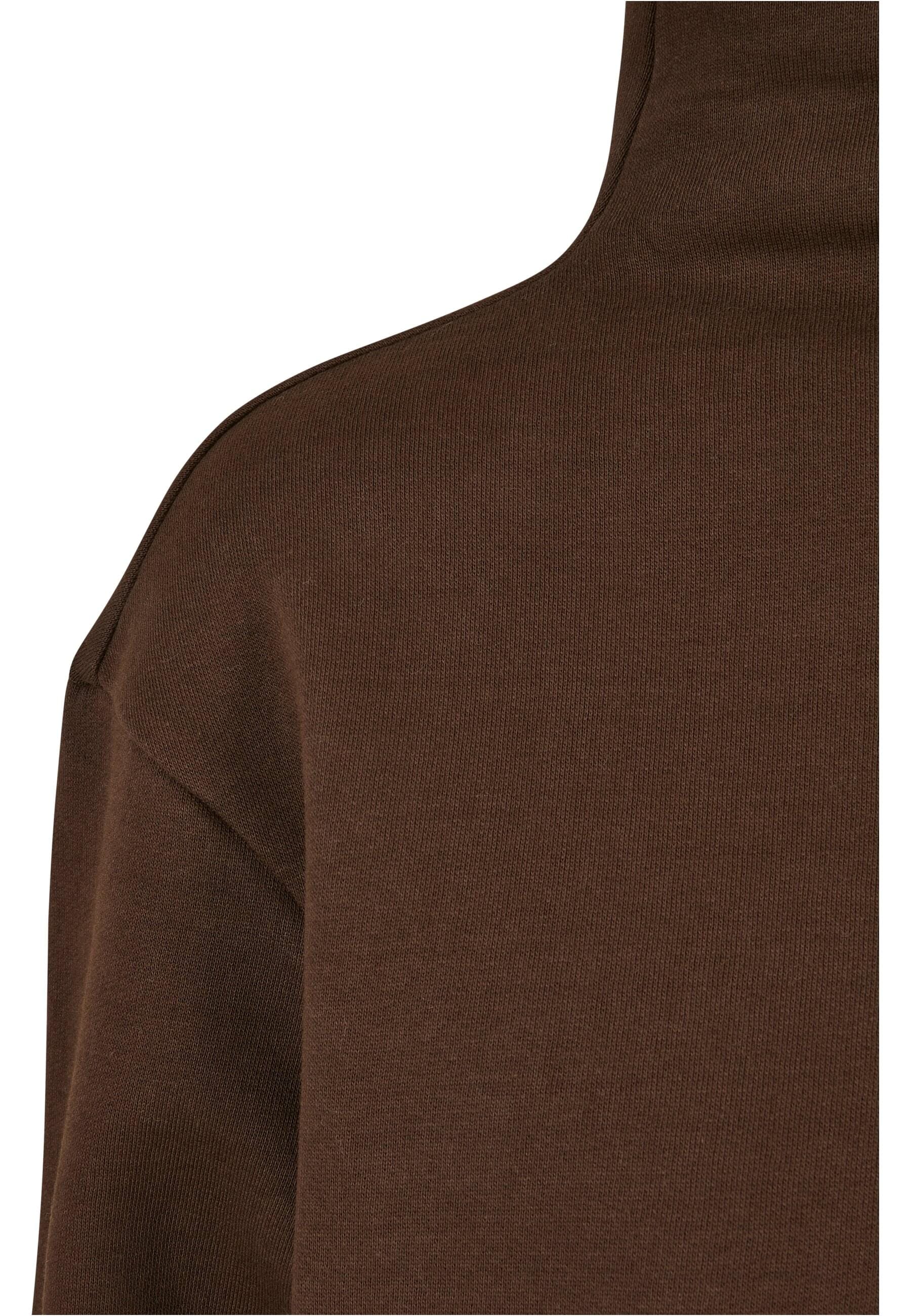 URBAN CLASSICS Sweater »Urban Classics Damen Ladies Organic Short High Neck Crew«, (1 tlg.)