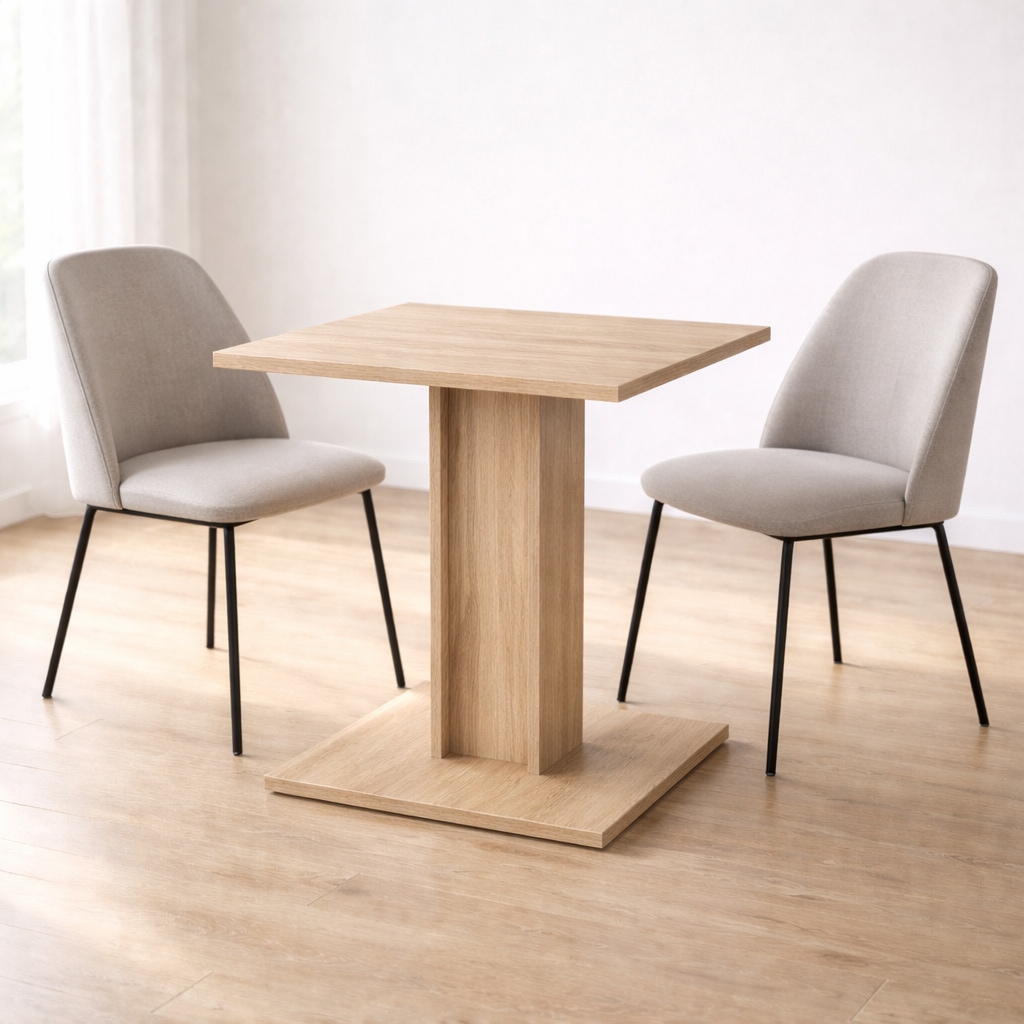 OTTO home Esstisch »Square Säulentisch, Küchentisch, Bistrotisch, Kompakt-Esstisch« Quadratischer Esstisch; verschiedene Farben erhältlich; Breite: 70 cm