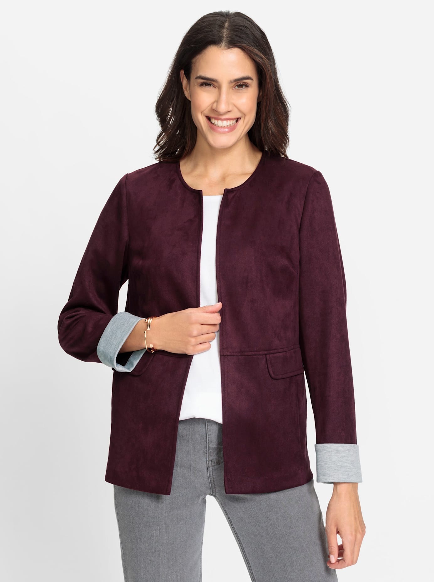 nicht definiert Lederimitat-Blazer "Lederimitat-Blazer" günstig online kaufen