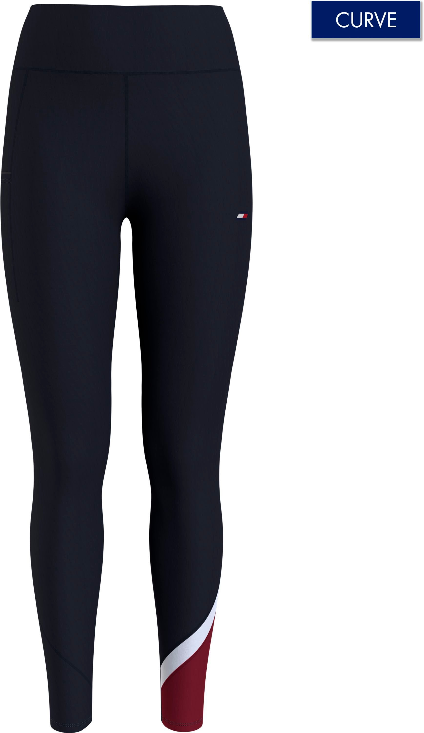 Tommy Hilfiger Sport Curve Funktionsleggings »CRV HW RWB COLORBLOCK LEGGING«, mit... kaufen