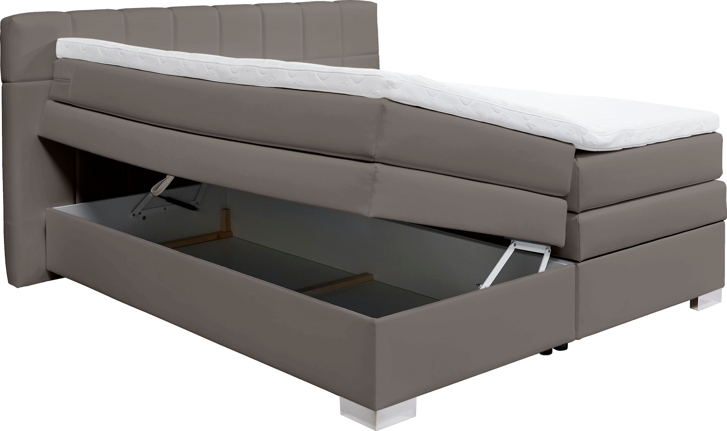 INOSIGN Boxspringbett »Airdrie«, inkl. Bettkasten und Topper