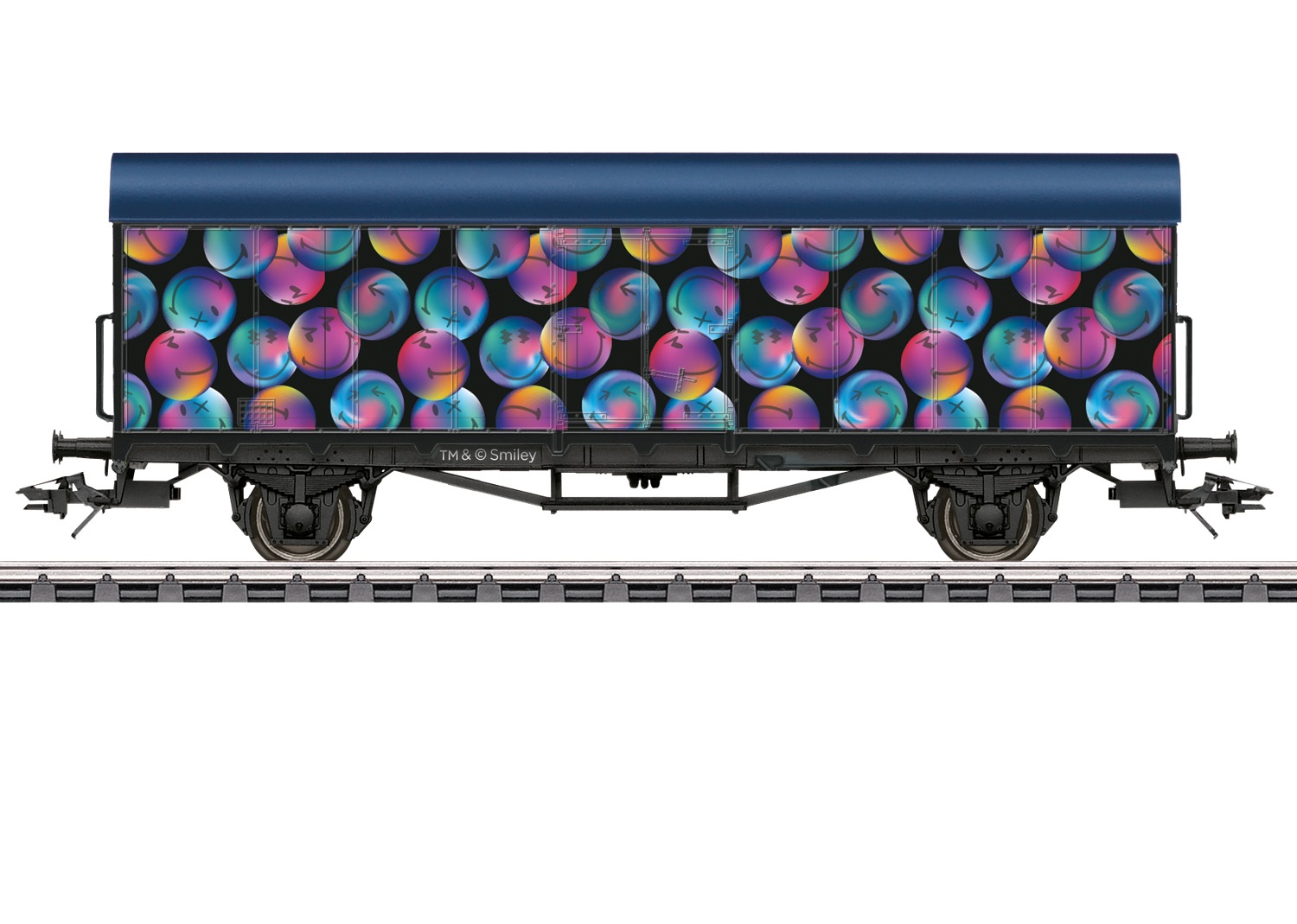 MÄRKLIN Kinder Güterwagen "SmileyWorld Wagen 2025 - 48883"bunt, Kunststoff, Metall, Modelleisenbahn-Fahrzeuge