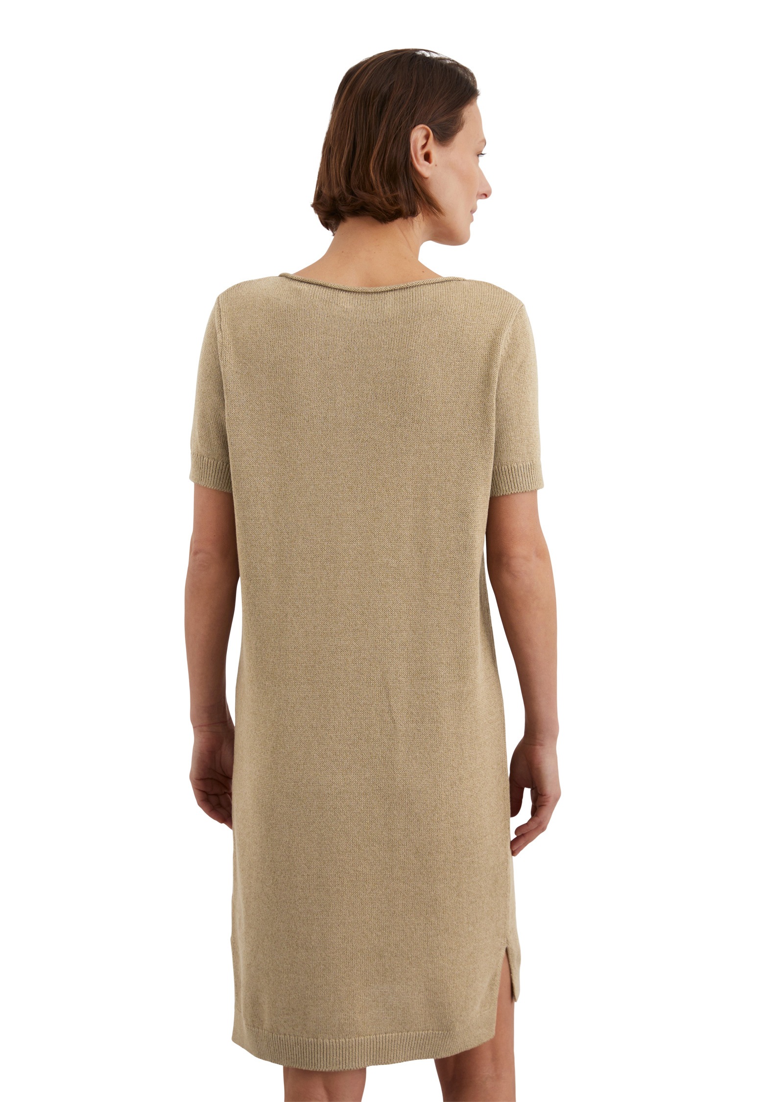Marc O'Polo Strickkleid »aus Bio-Baumwolle-Leinen-Mix«