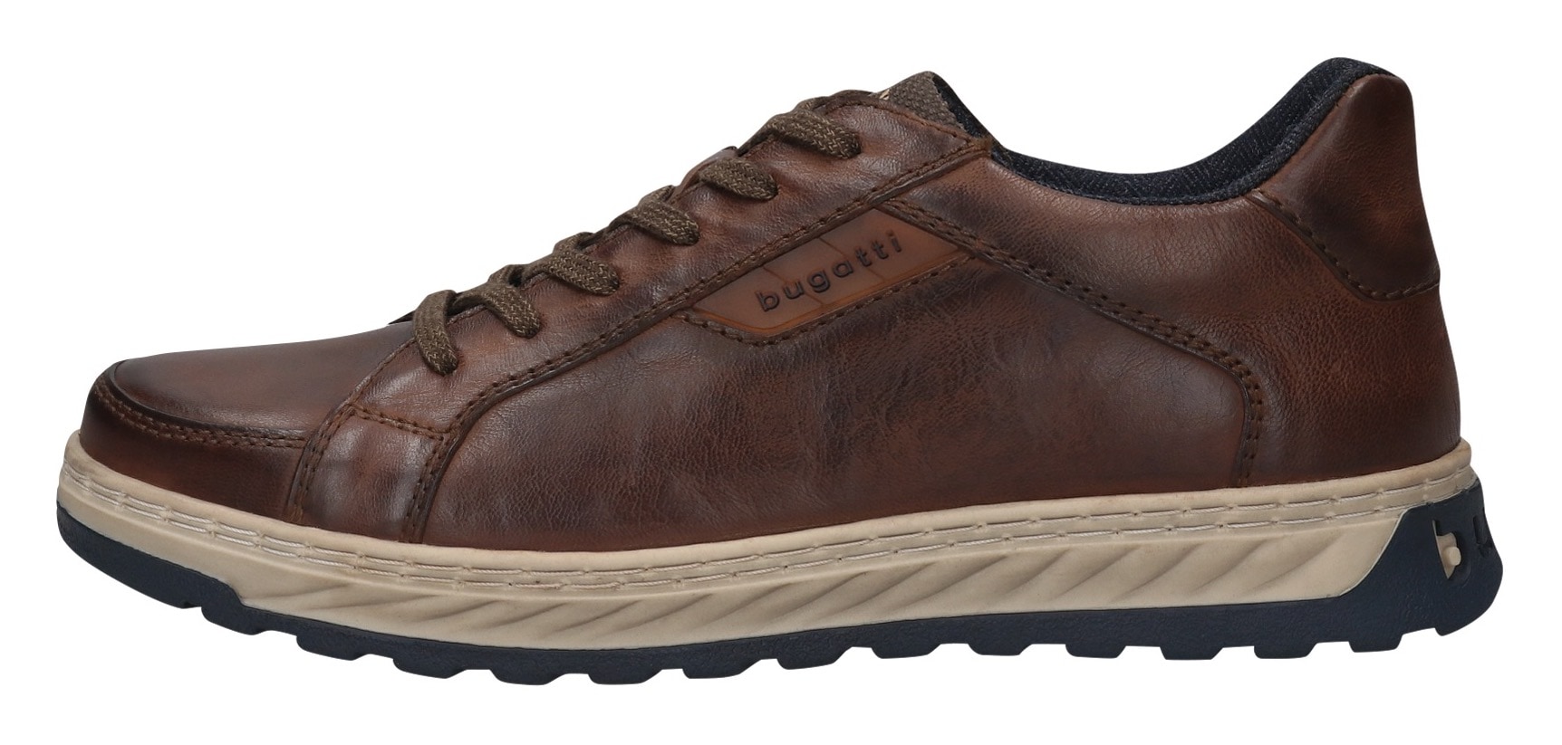 bugatti Schnürschuh, Halbschuh, Sneaker, Freizeitschuh mit Profilsohle