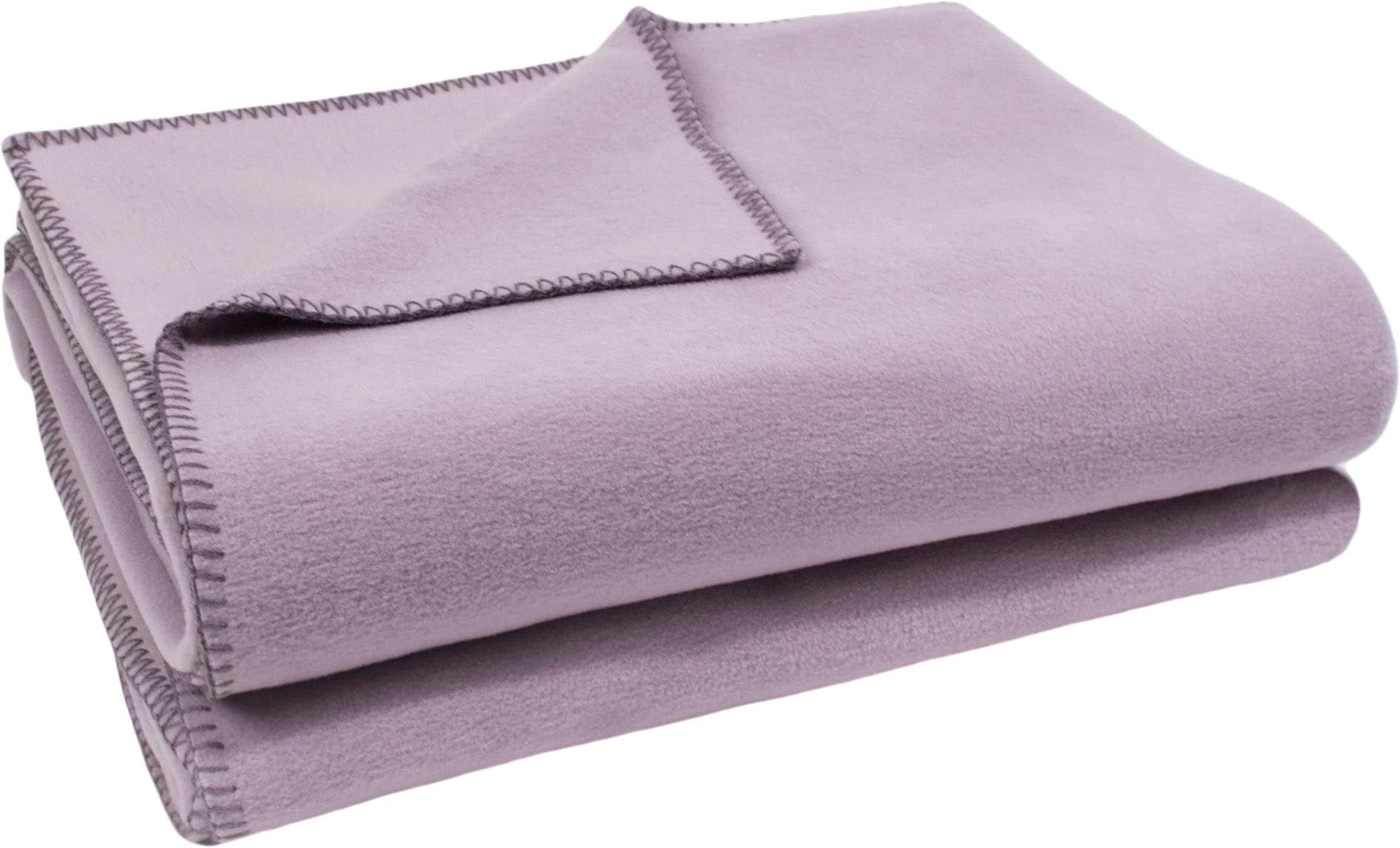 ZOEPPRITZ1828 Wohndecke "Soft-Fleece" unverwechselbarem Cashmere Handfeel, made in Italy, PREMIUM