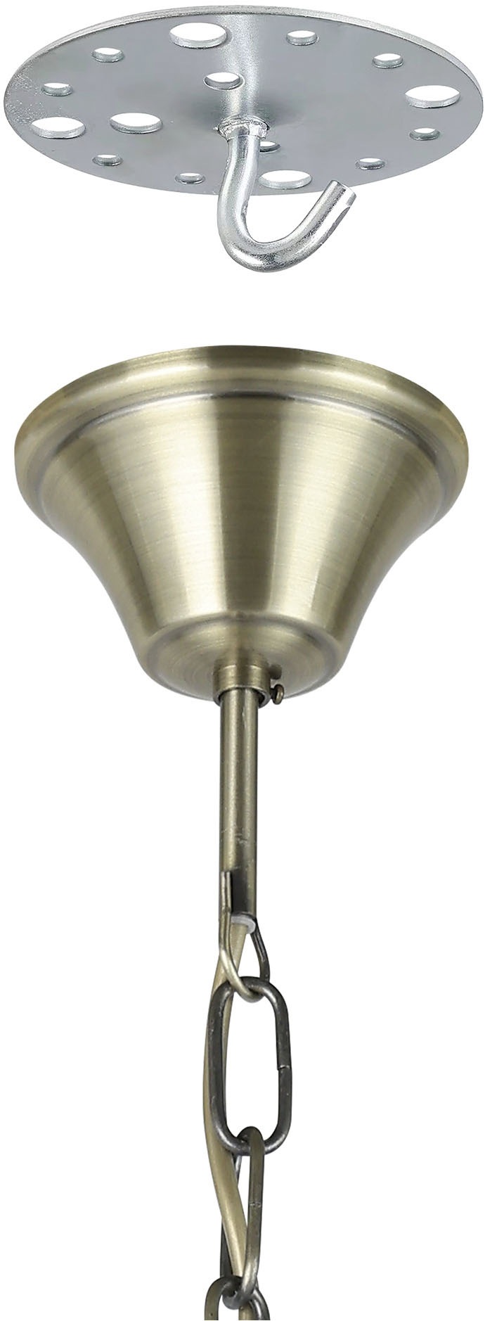 EGLO Hängeleuchte »SAVOY Pendellampe - Metallguss - E14;E27 - 3X40W;2X60W - IP20« E14 | E27 1 Stk. Hängelampe, Deckenlampe, Wohnzimmer, Esszimmer, H110 x Ø74 cm