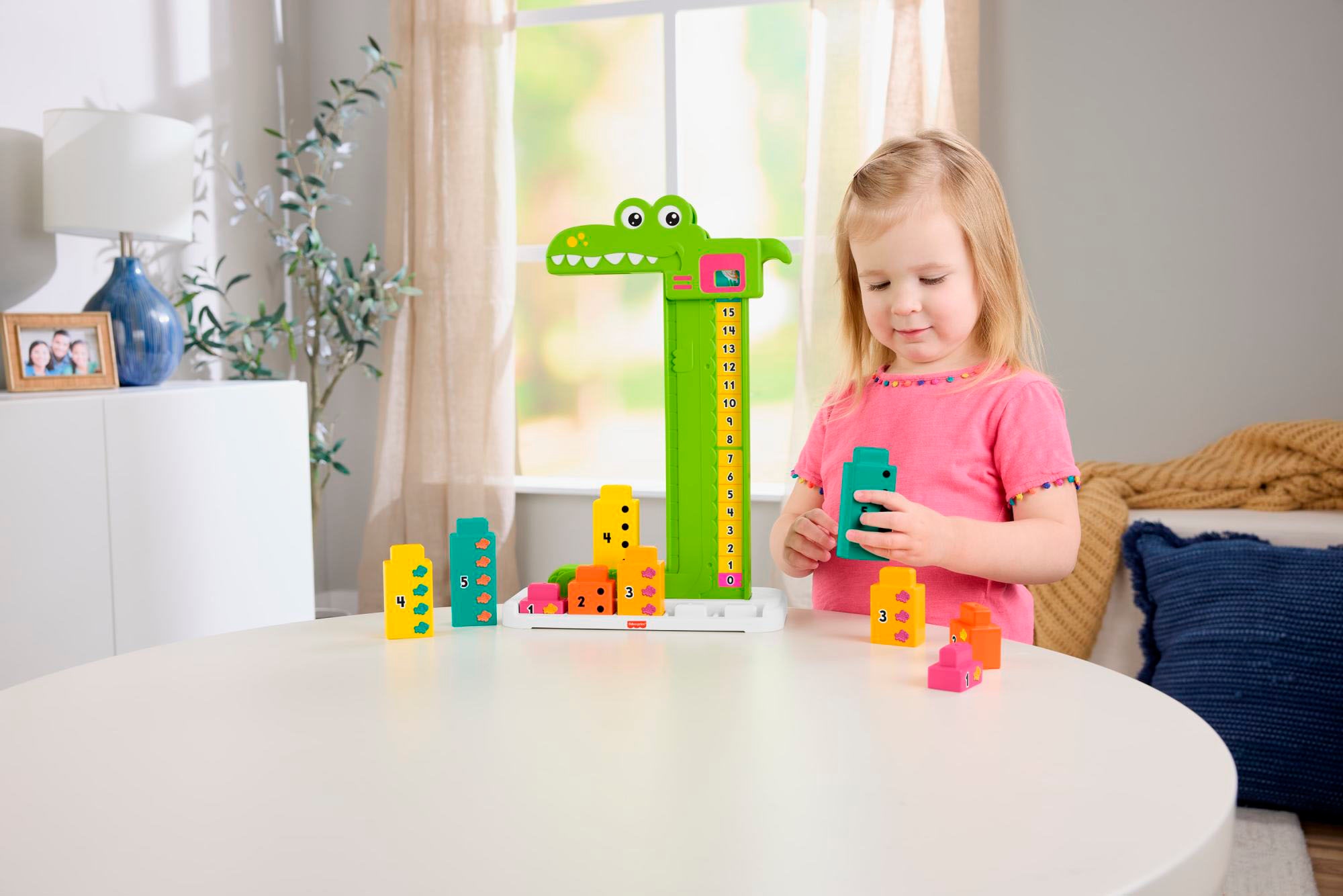 Fisher-Price® Lernspielzeug »Mein Zahlen-Krokodil«, (11 St.)