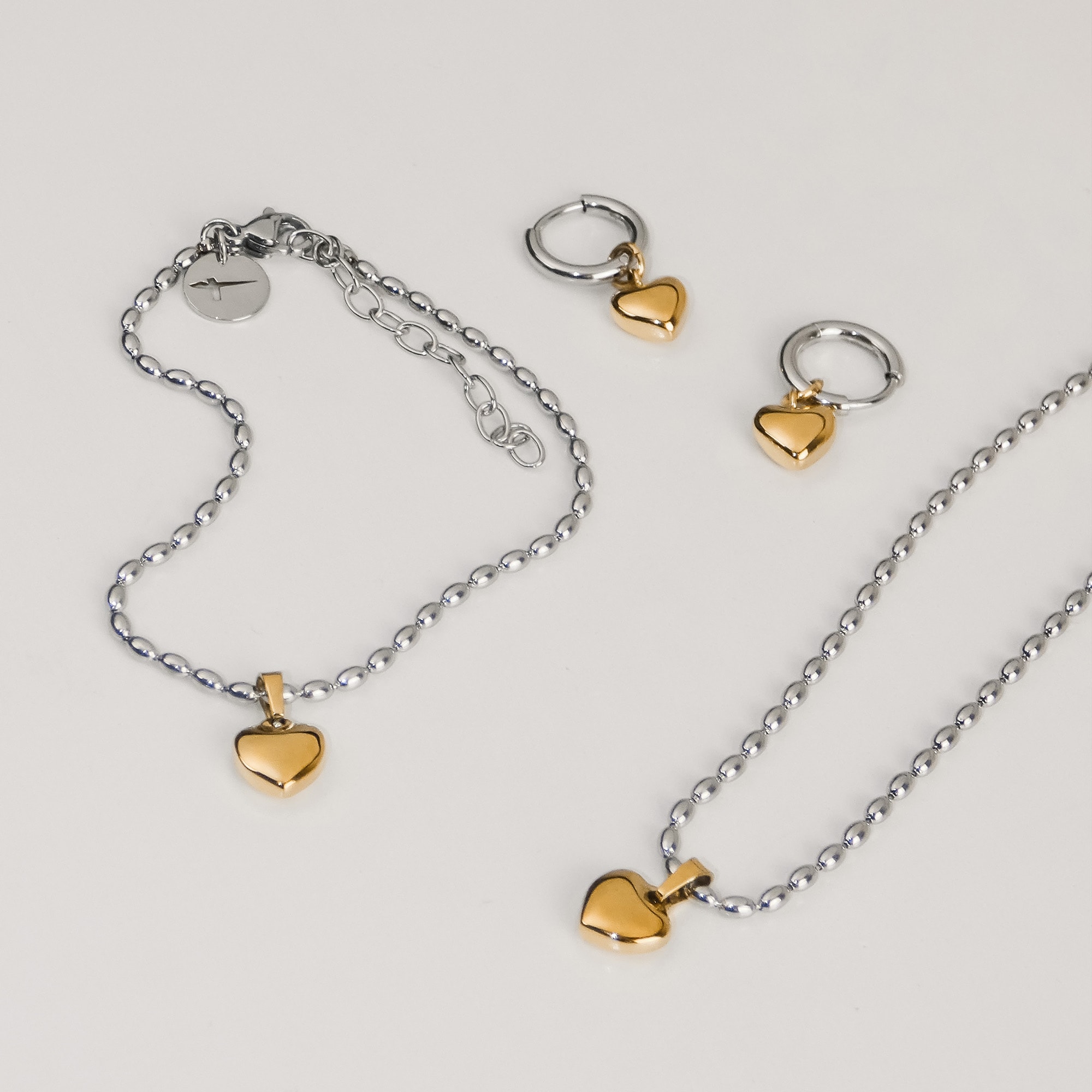 Tamaris Armband »Schmuck Geschenk Edelstahl Tiny Steel Heart, Herz«