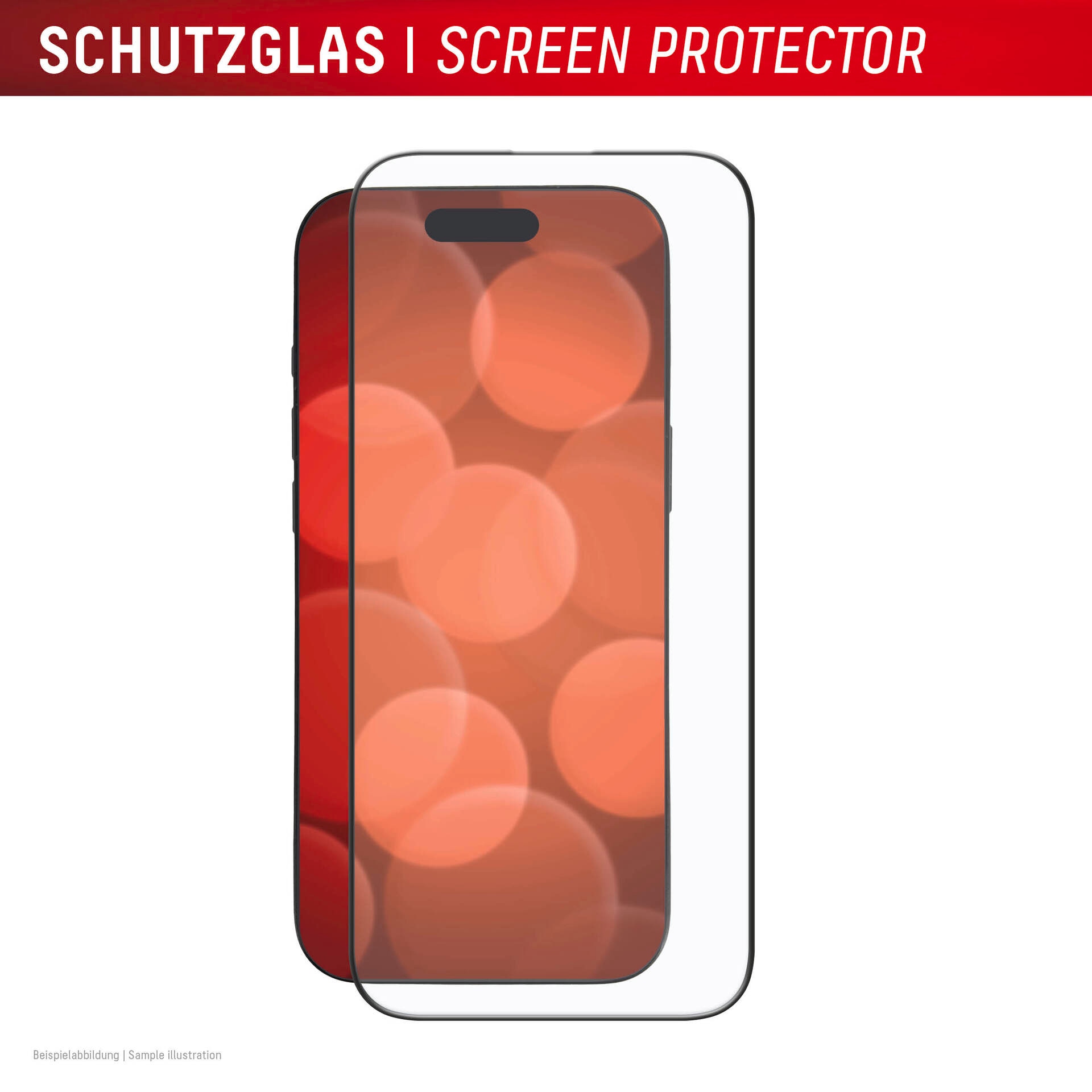 Displex Displayschutzglas »Premium Glass Screen Protector Full Cover«, für Apple iPhone Air, Displayschutzfolie, Schutzfolie, Bildschirmschutz, kratz- & stoßfest