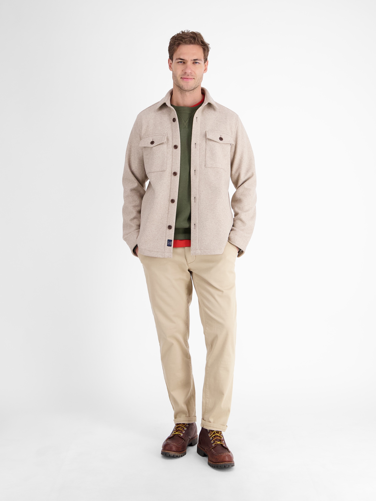 LERROS Sweatshirt »LERROS Urbaner Sweatshirtstyle für Herren«