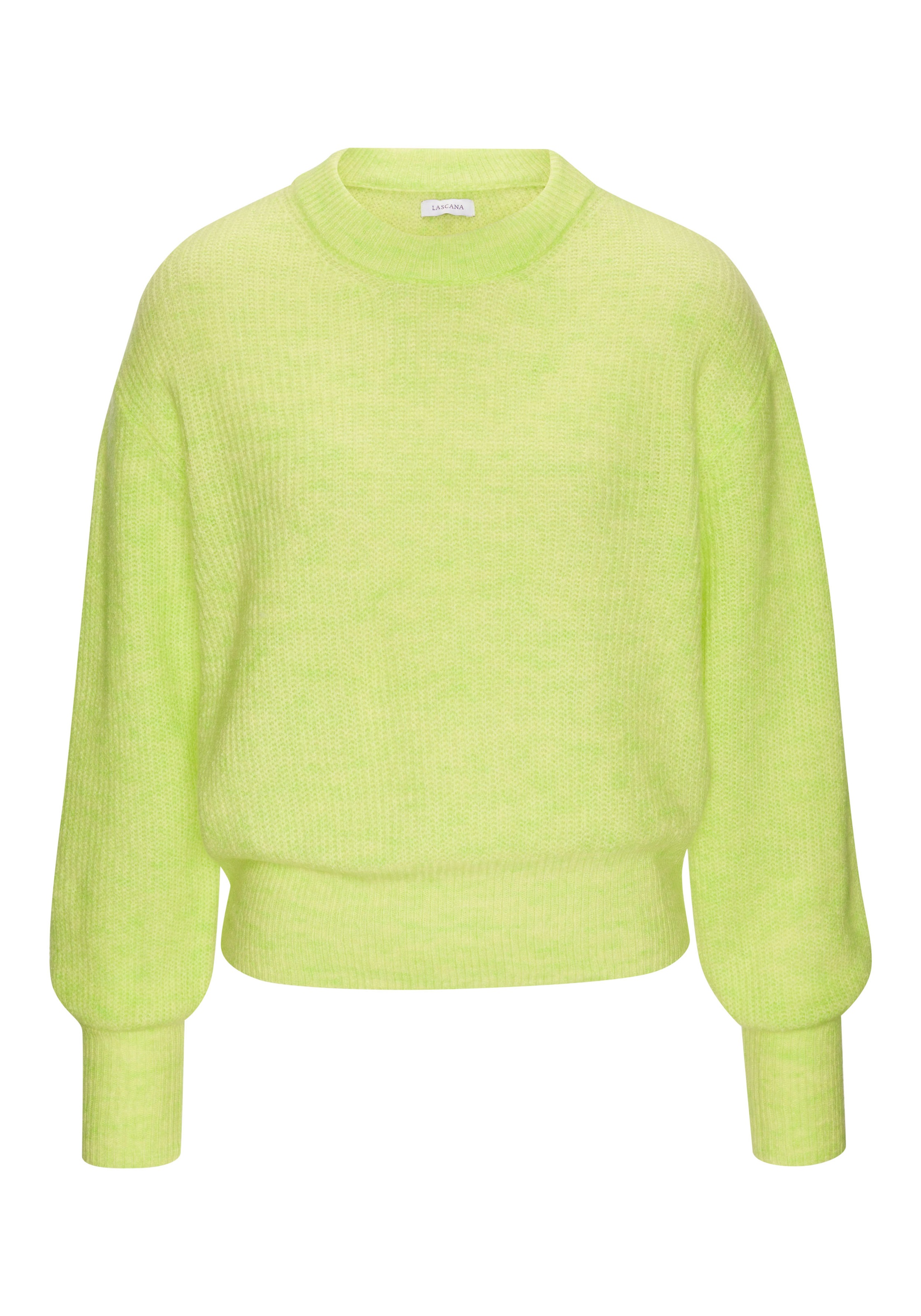 LASCANA Strickpullover, in Melange-Optik, lockerer Damenpullover, Basic günstig online kaufen