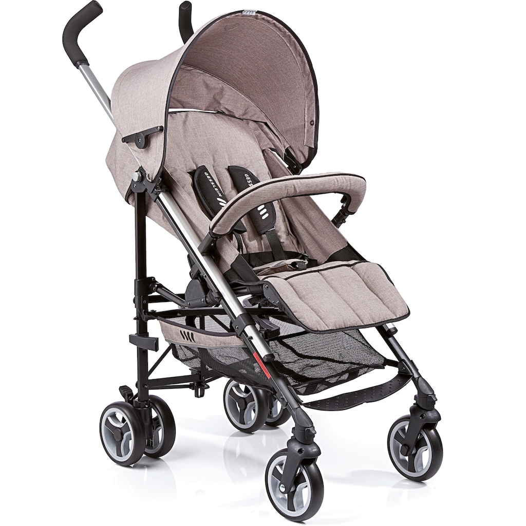 Gesslein Kinder-Buggy »S5 2+4, Camel Meliert«, mit schwenkbaren Vorderrädern;