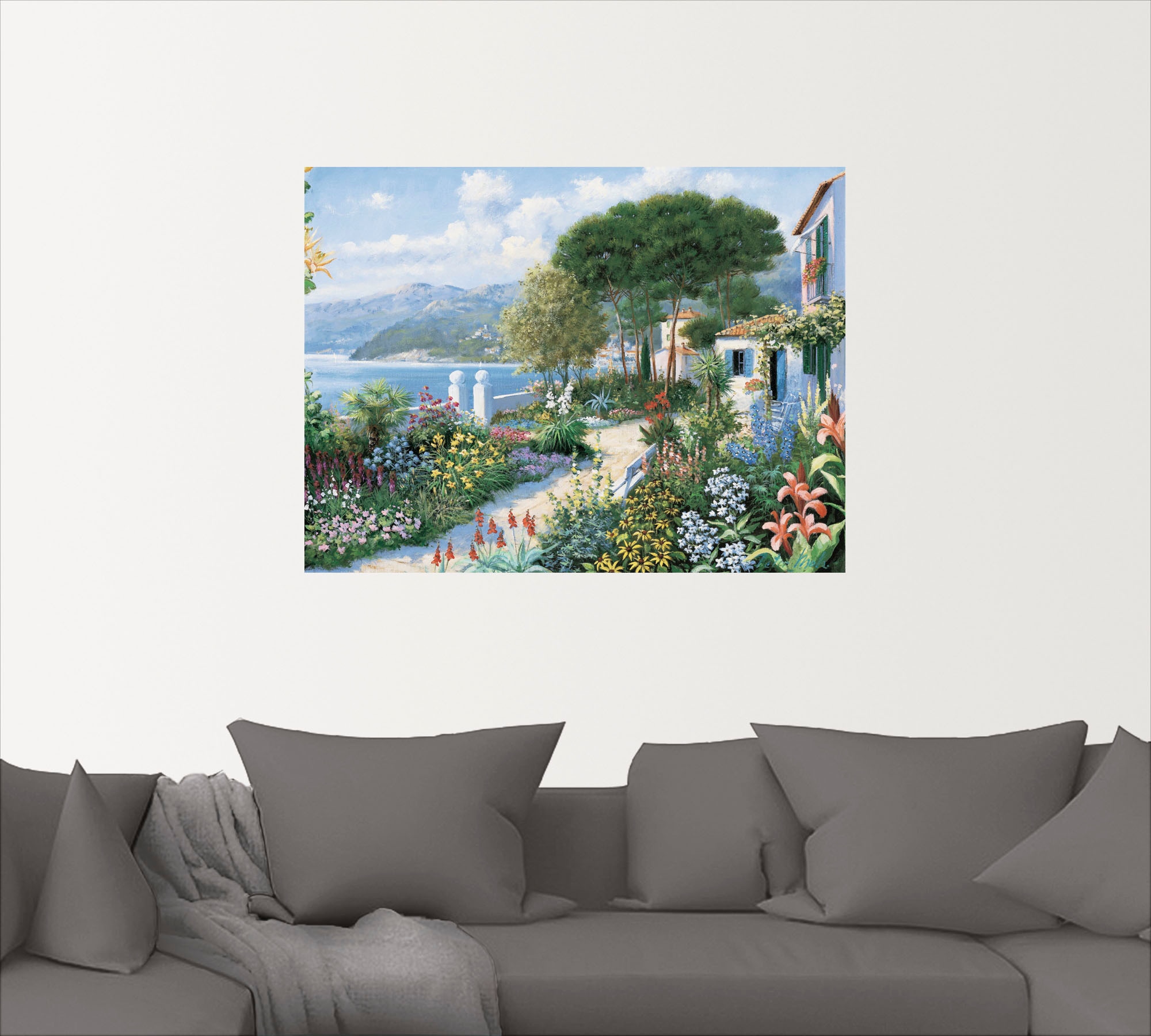 Artland Wandbild »Verstecktes Paradies«, Garten, (1 St.), als Leinwandbild, Wandaufkleber in verschied. Größen