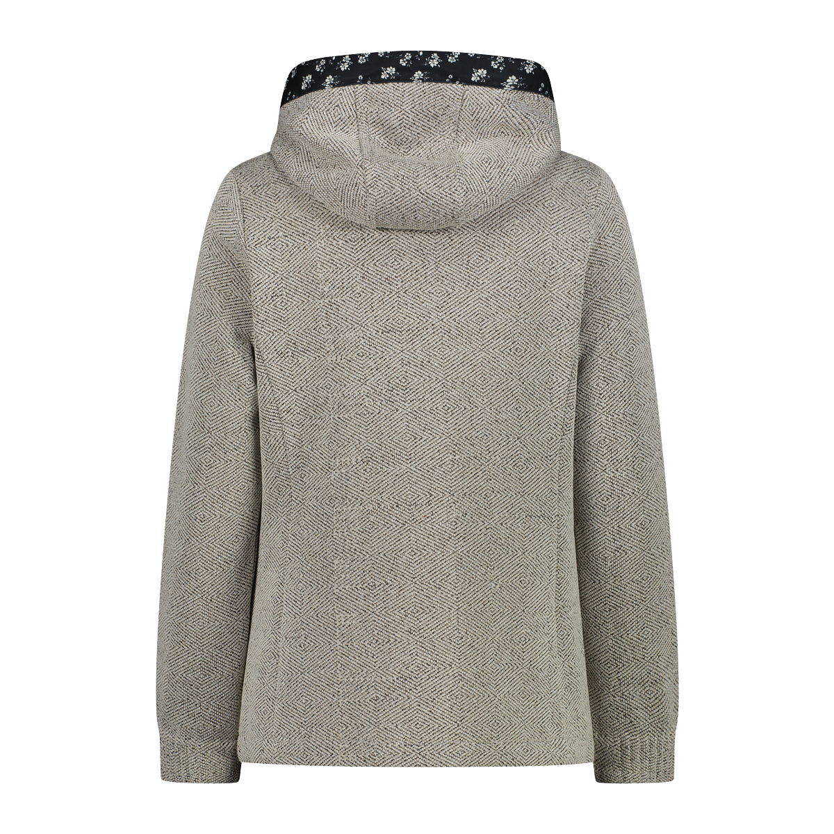 Thumbnail - CMP Strickfleecejacke für Outdoor-Aktivitäten, mit fester Kapuze, atmungsaktiv