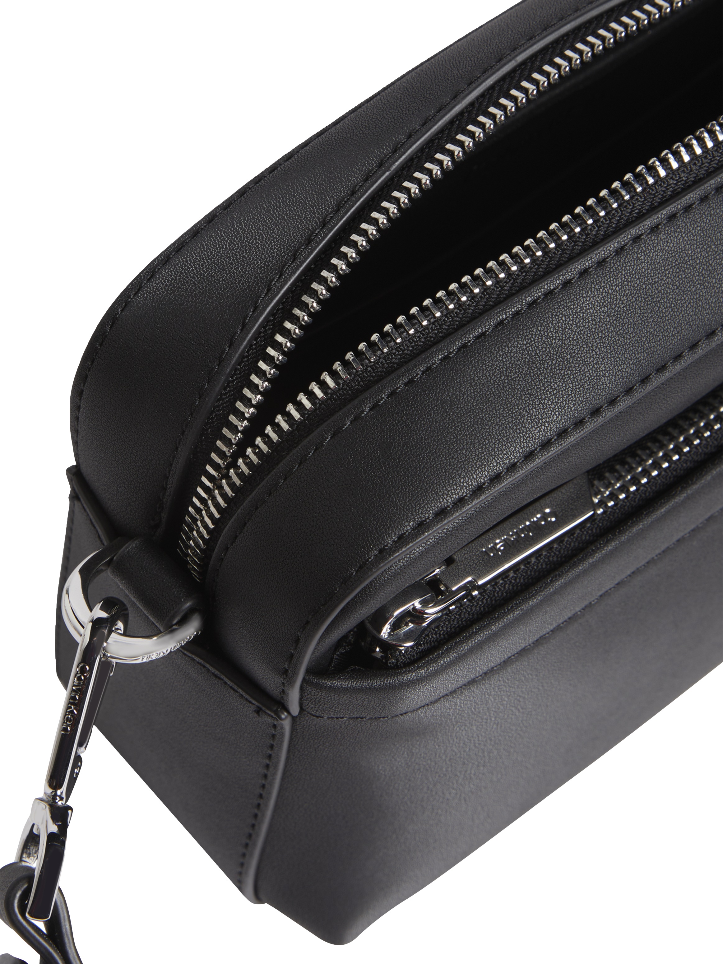 Thumbnail - Calvin Klein Umhängetasche "CK MST DBL STRPS CMR", Damen Schultertasche, Handtasche mit kleinem Logo