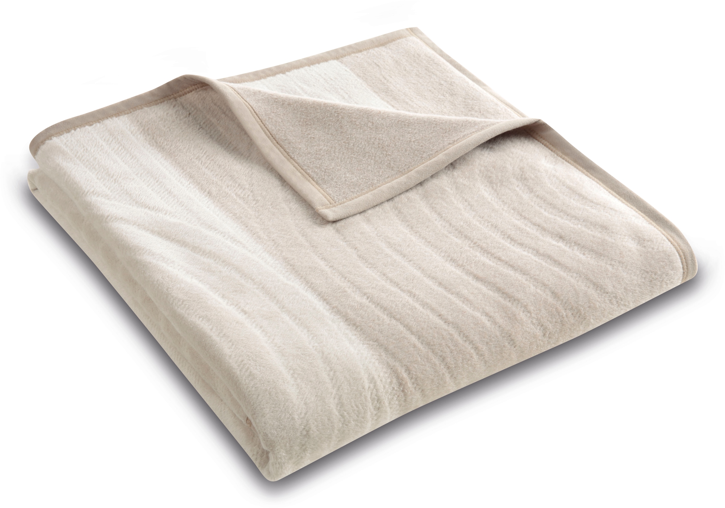 Biederlack Wohndecke "Feel mit schöner Hoch-Tief-Struktur" Made in Germany günstig online kaufen