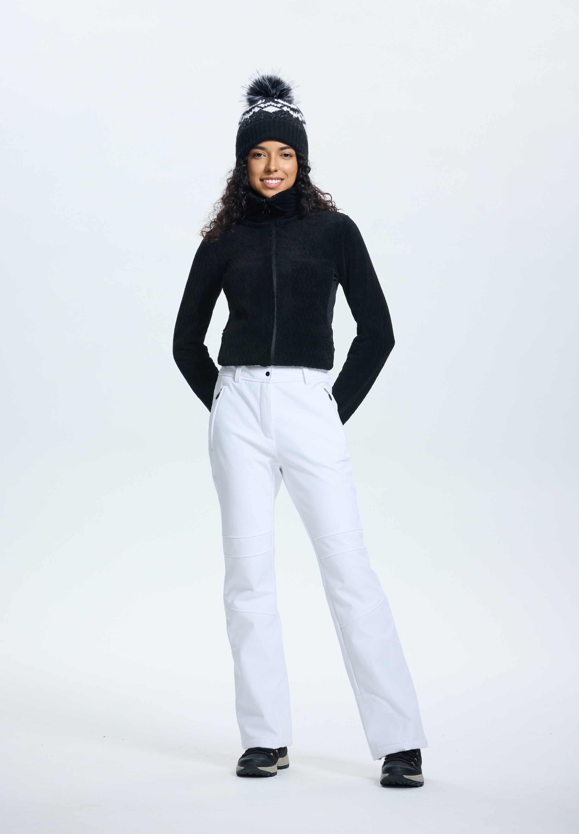Icepeak Skihose "ICEPEAK ENTIAT" für Alpinski und Snowboard geeignet, mit 4-Wege-Stretchmaterial
