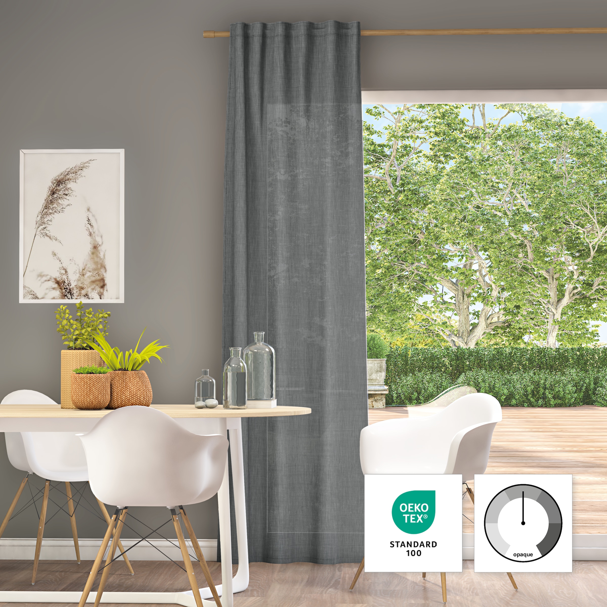 Neutex for you! Vorhang »Mara-ECO« Multifunktionsband 1 Stk. tlg.