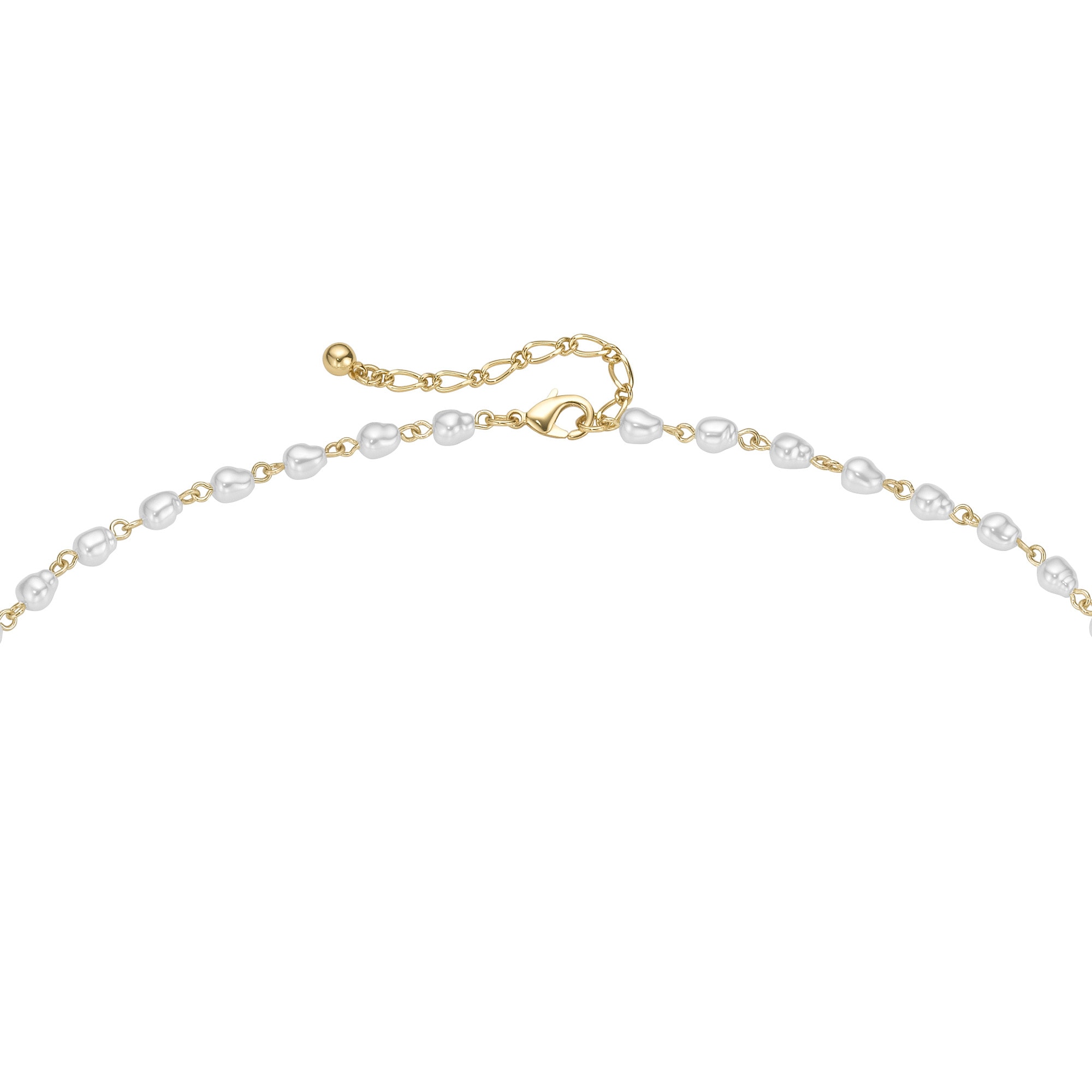Firetti Collier »Schmuck Geschenk Halsschmuck Halskette« mit Kristallstein - mit Kunststoffperle