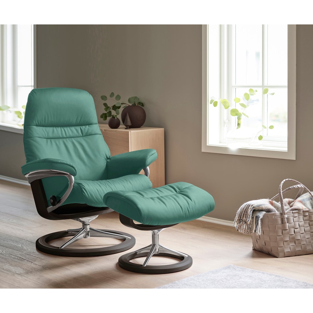 Stressless® Relaxsessel »Sunrise«, (Set, Relaxsessel mit Hocker)