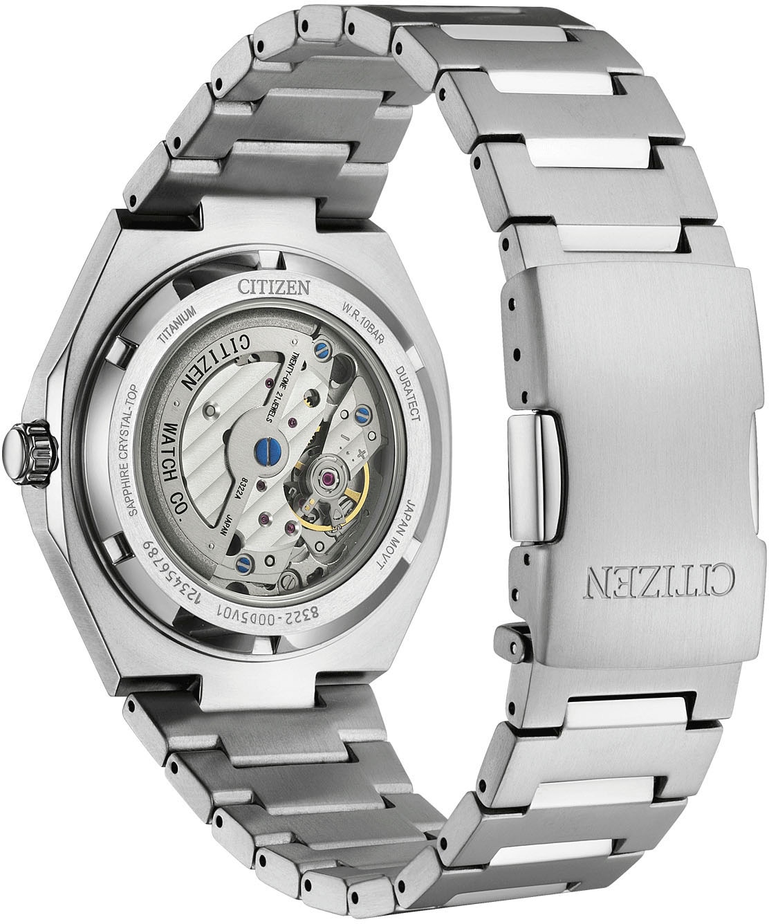 Citizen Automatikuhr, Armbanduhr, Herrenuhr, Mechanische Uhr, analog, dezentrale Sekunde