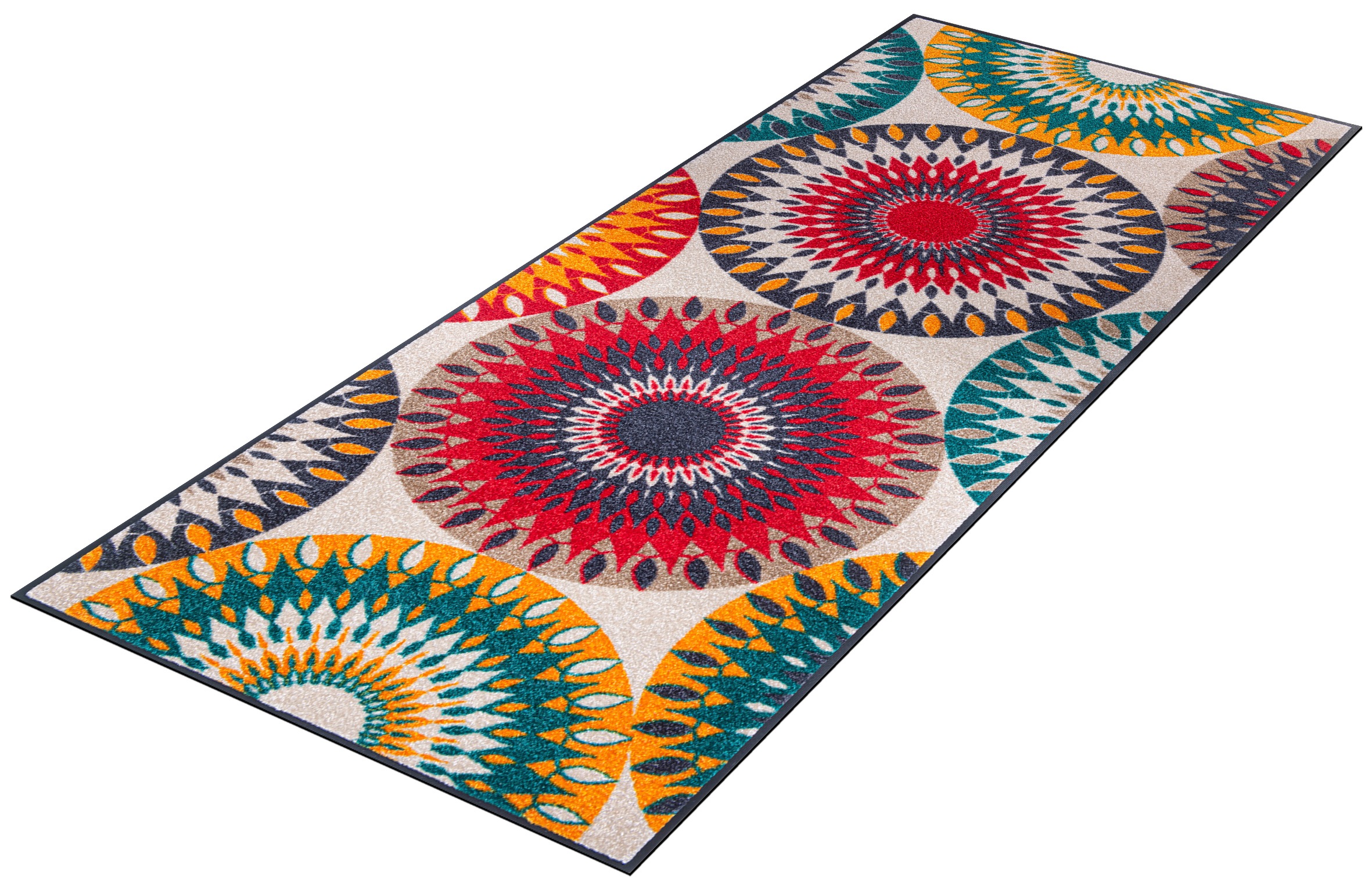 Thumbnail - wash+dry by Kleen-Tex Teppich "Whirlwinds" rechteckig 7 mm Höhe