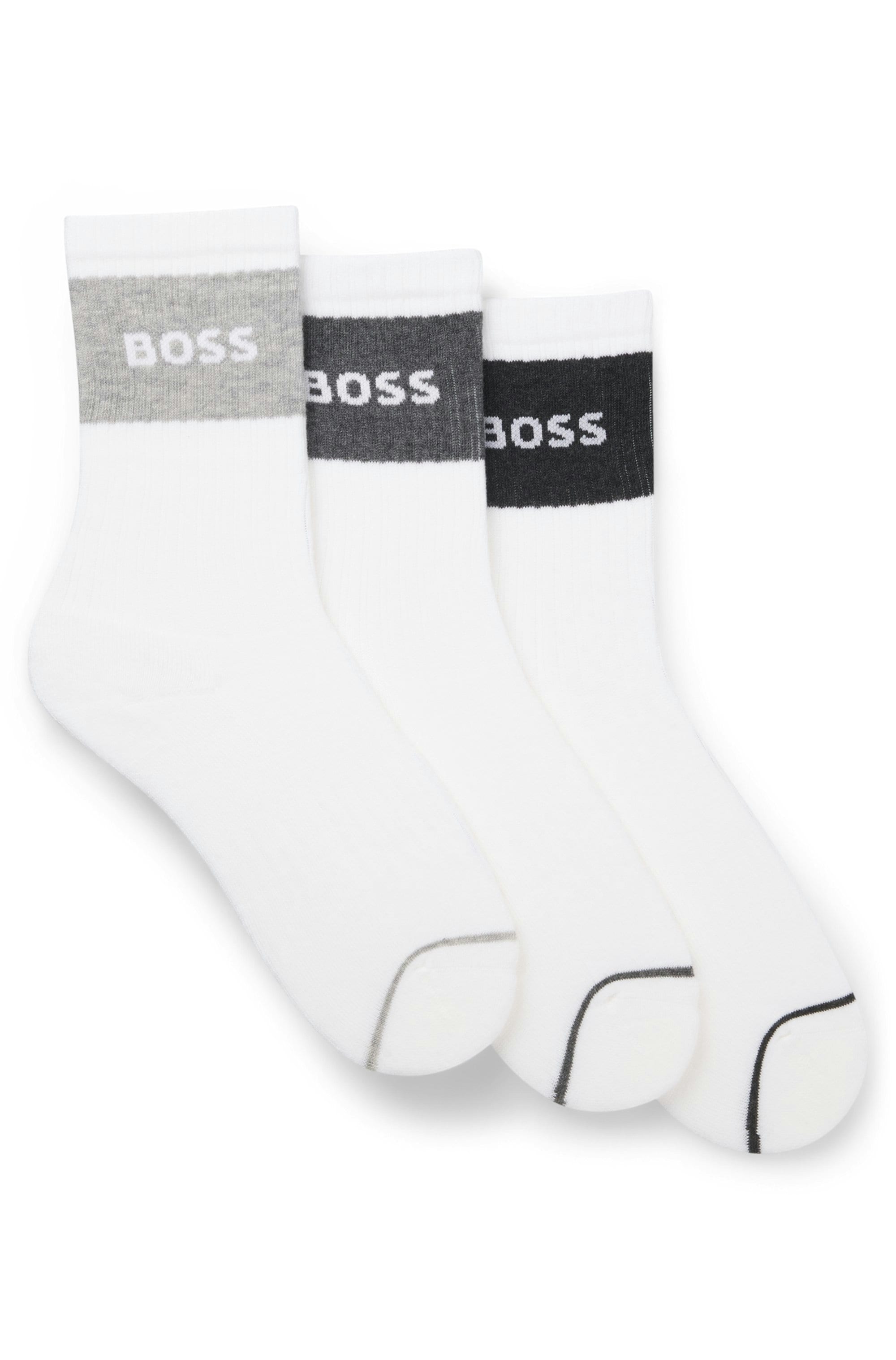 BOSS Kurzsocken "3P QS Rib Melange CC" Packung, 3 Paar tlg. günstig online kaufen
