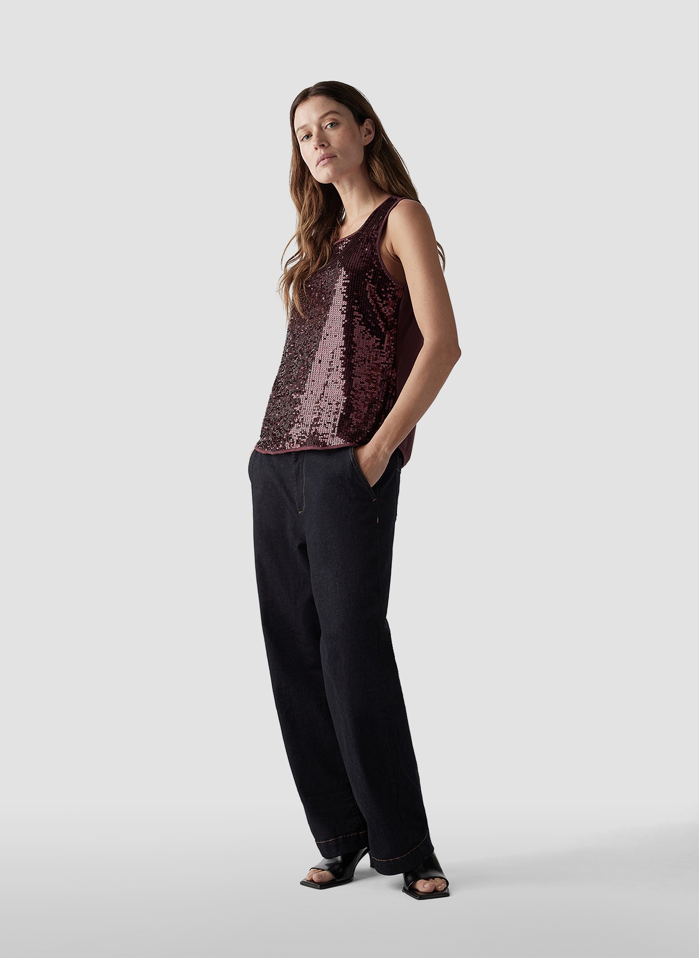 LeComte Longtop »LeComte Glamouröses Pailletten-Top«