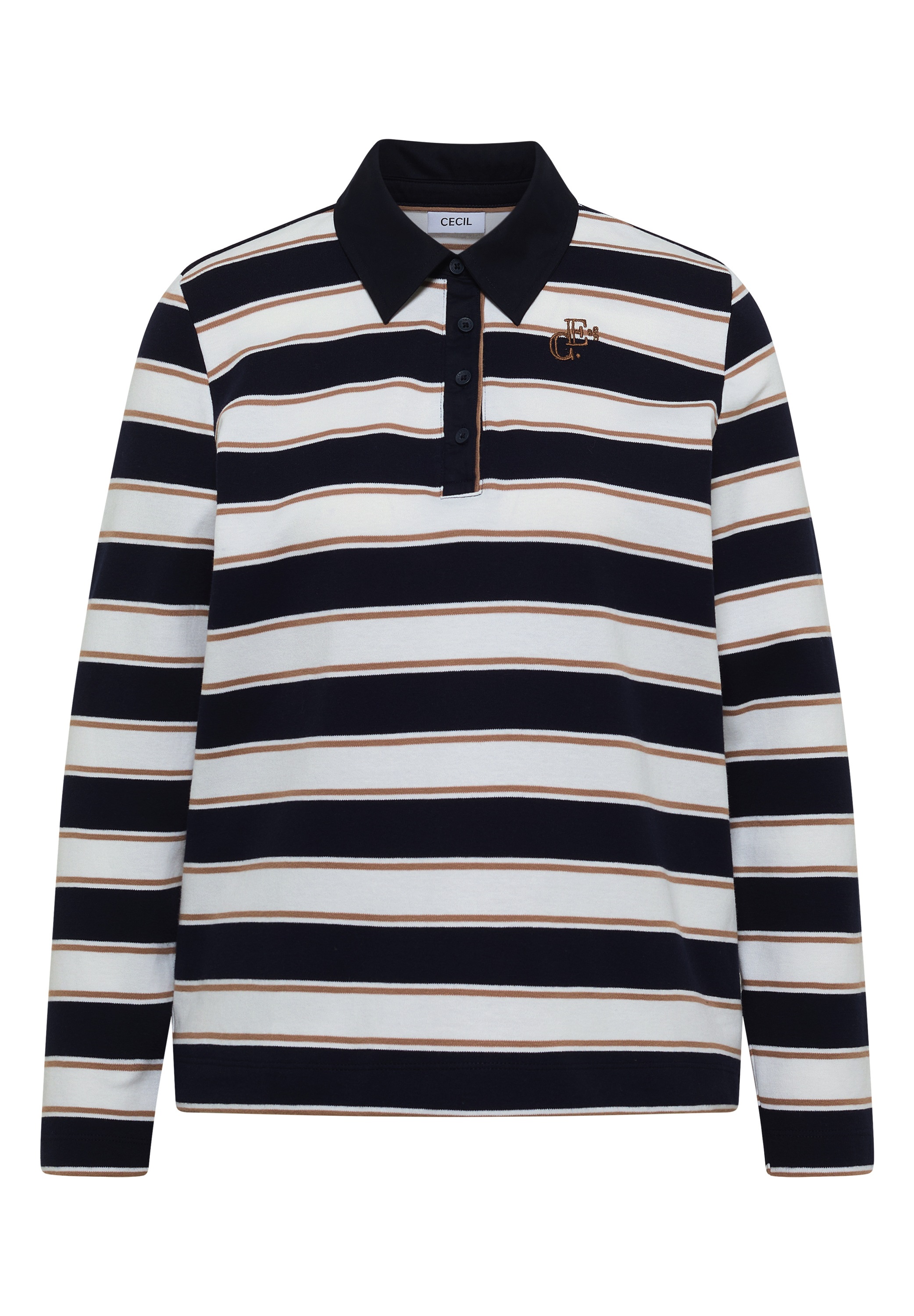 Cecil Langarmshirt aus reiner Baumwolle