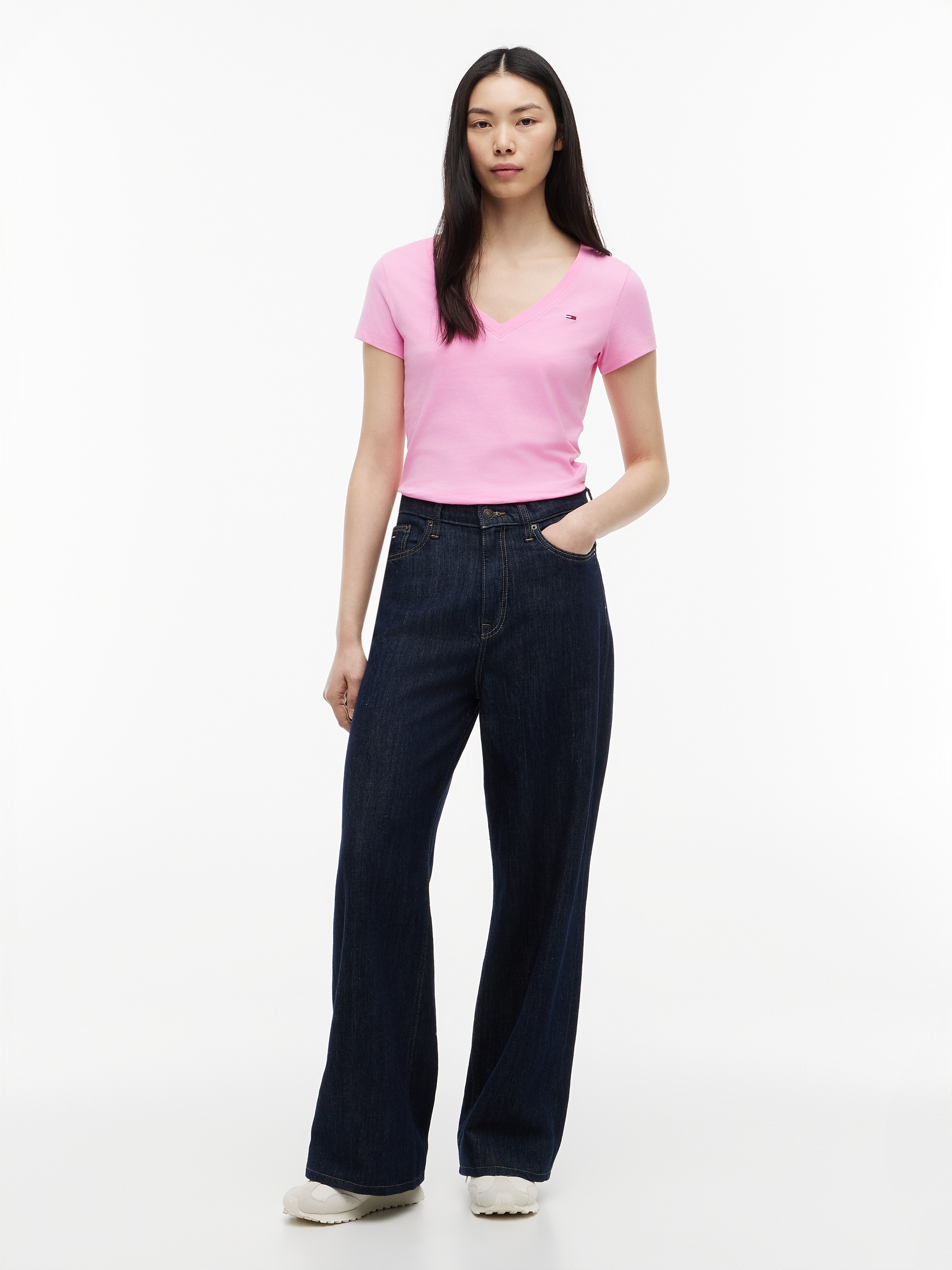 Tommy Jeans V-Shirt »TJW 3PACK V-NECK TEE« Packung, 3er-Pack, 3 Baumwolle, V-Ausschnitt, 3 Stück im Set