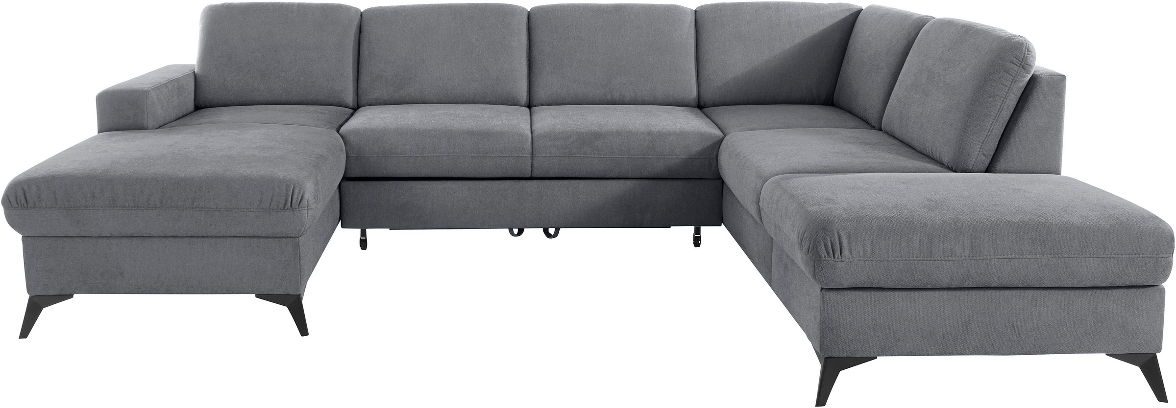 Home affaire Wohnlandschaft "Lolland U-Form" Wahlweise mit Bettfunktion und günstig online kaufen