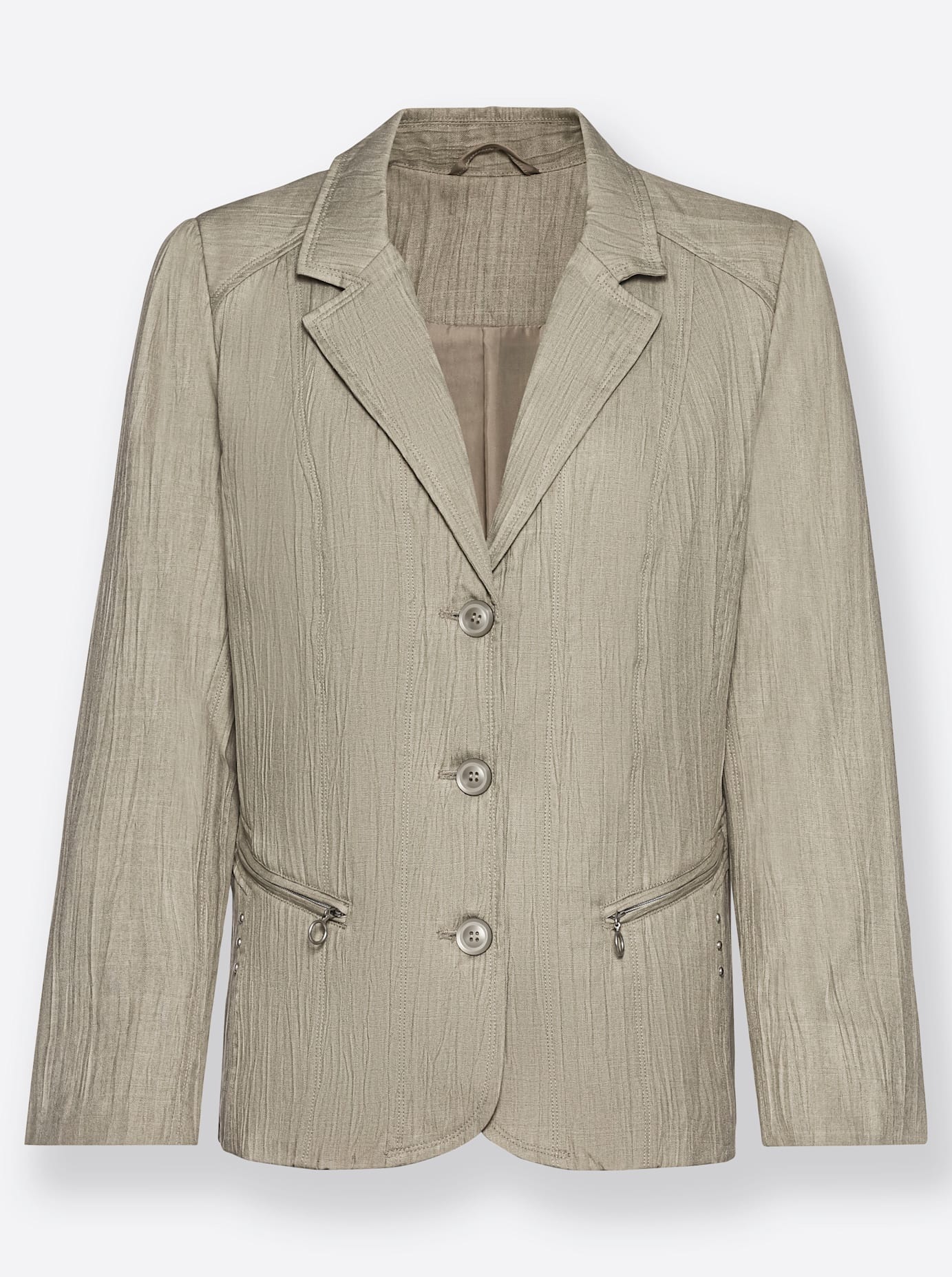Classic Women's Jacket Blazer Mud Brown Size 38 3