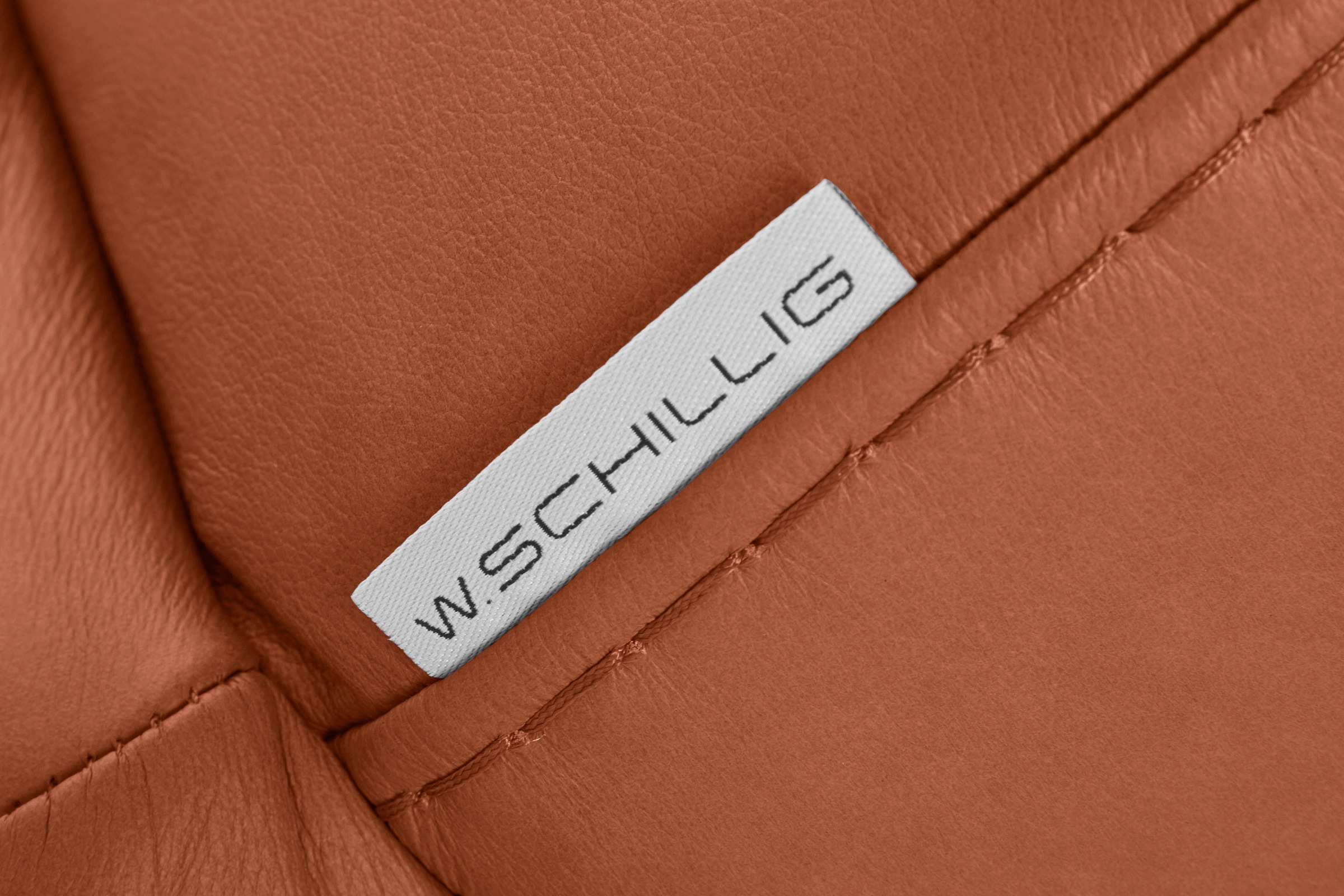 W.SCHILLIG 2-Sitzer »montanaa«, mit Metallfüßen in Silber matt, Breite 192 cm