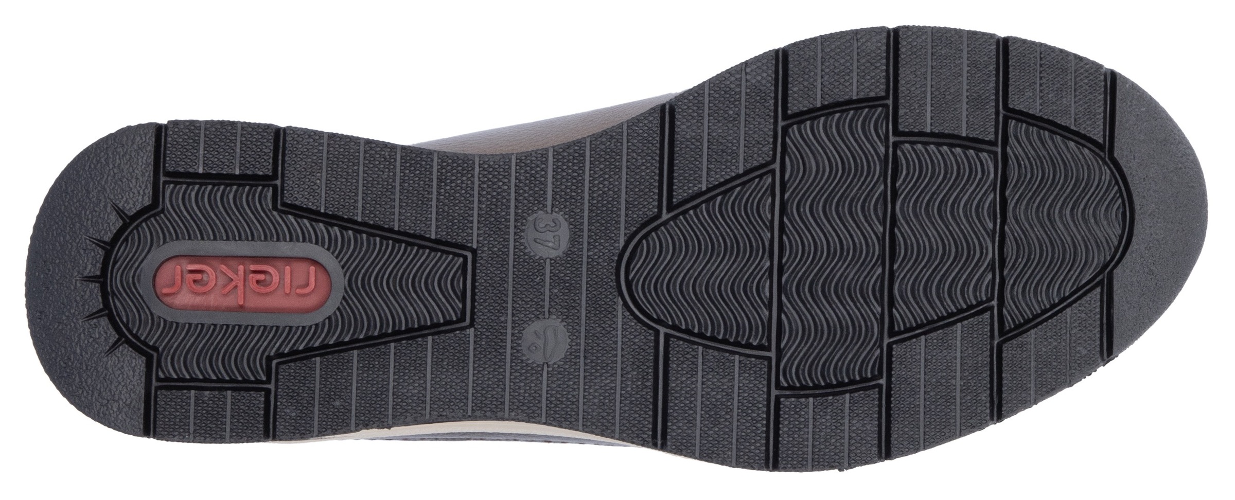 Thumbnail - Rieker Keilsneaker, Freizeitschuh, Schnürschuh mit Schaftrandpolsterung, schmale Form